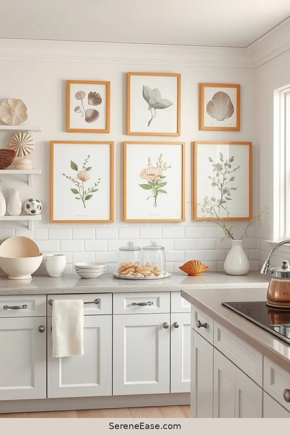 Blending Pastels With Coastal Style in Your Kitchen 11 Using Wall Art and Decor for Blending Pastels With Coastal Style in Your Kitchen