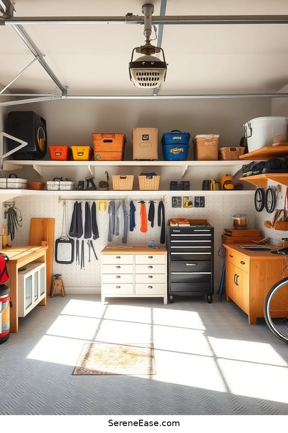 Blending Pastels With Rustic Style in Your Garage 7 Creating Functional Zones in Your Garage for Blending Pastels With Rustic Style in Your Garage