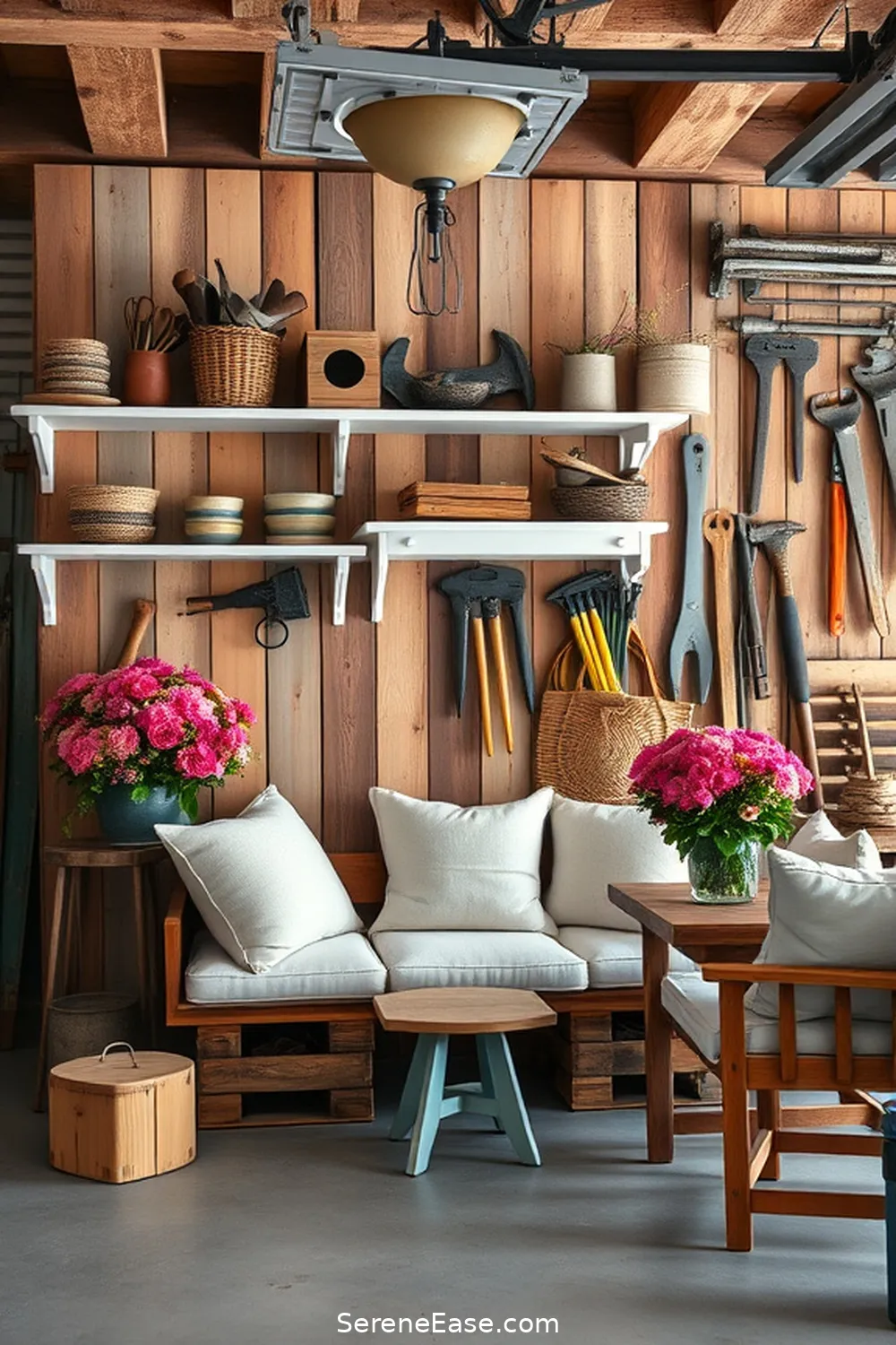 Blending Pastels With Rustic Style in Your Garage 9 DIY Projects for a Personalized Touch for Blending Pastels With Rustic Style in Your Garage