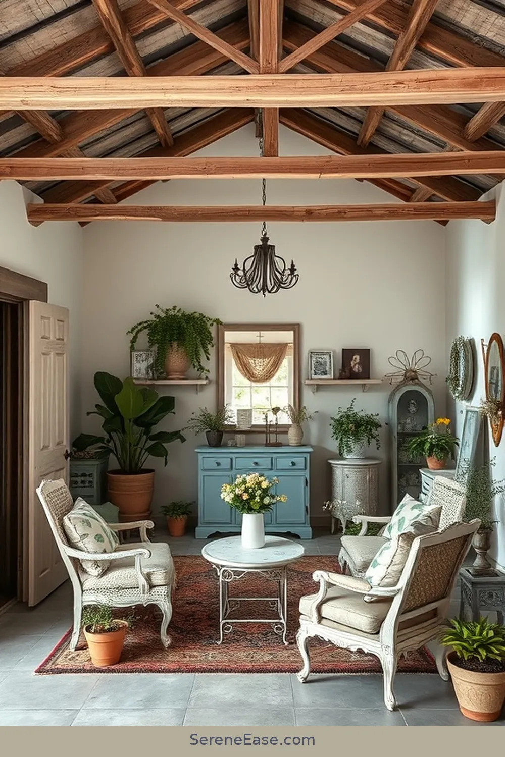 Blending Pastels With Rustic Style in Your Garage 3 Incorporating Rustic Elements for Blending Pastels With Rustic Style in Your Garage