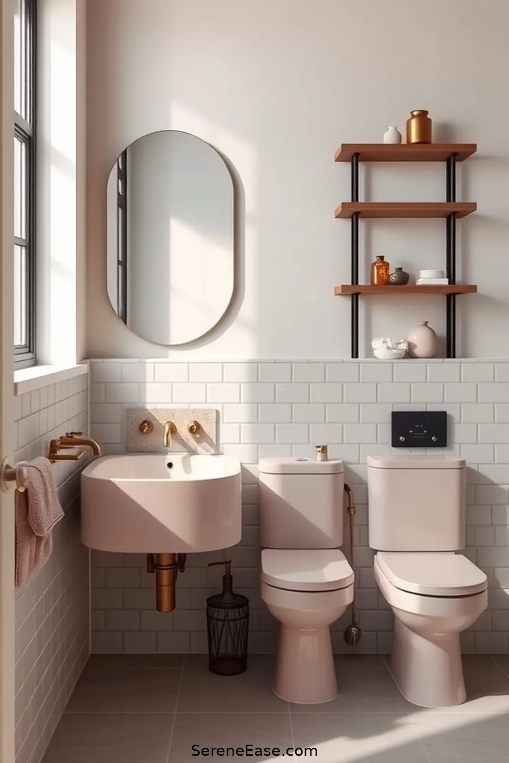 Blending Pastels and Industrial Style in Your Bathroom 6 Selecting Fixtures and Accessories for Blending Pastels and Industrial Style in Your Bathroom