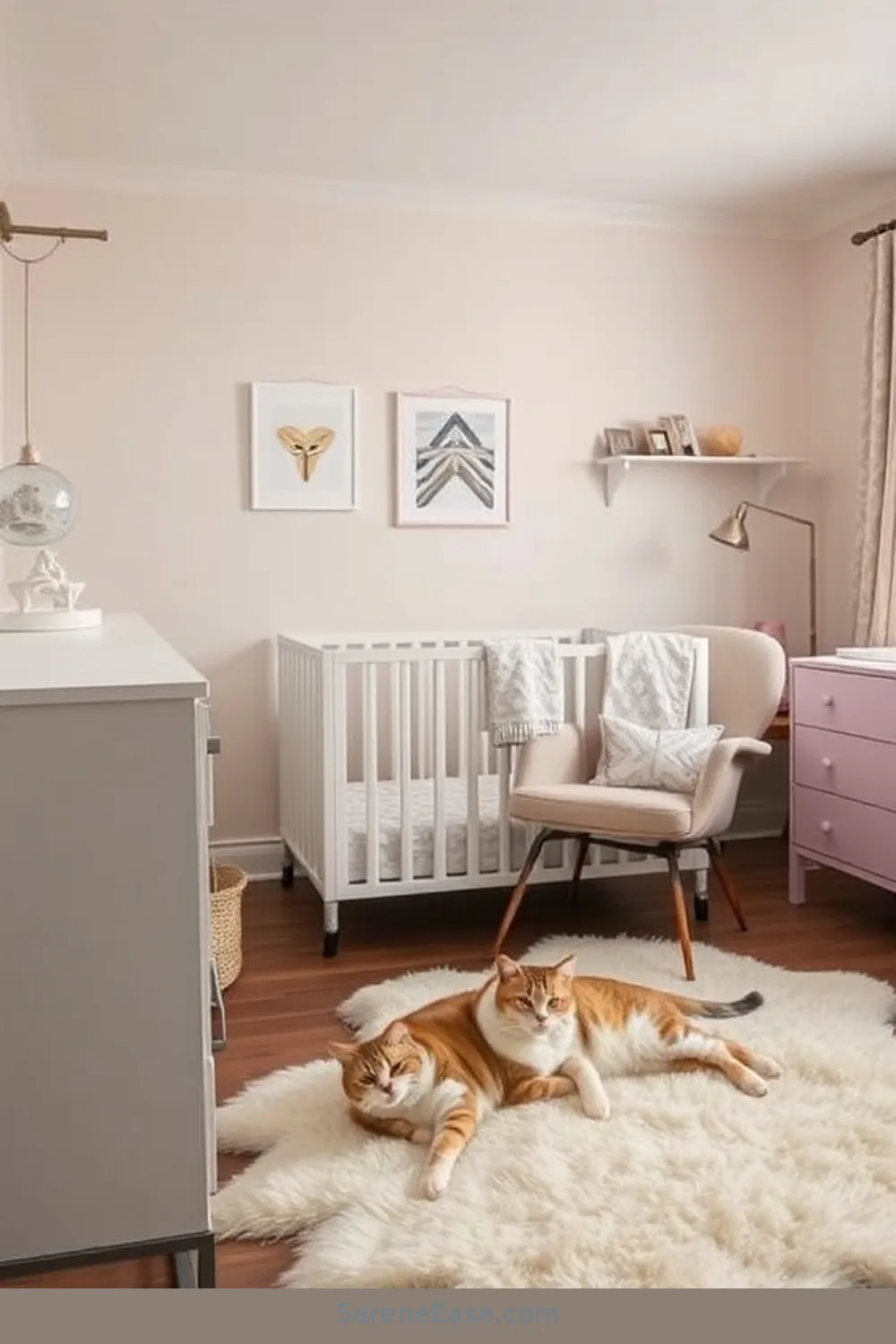 Balancing Functionality With Style for Blending Pastels and Industrial Style in Your Nursery
