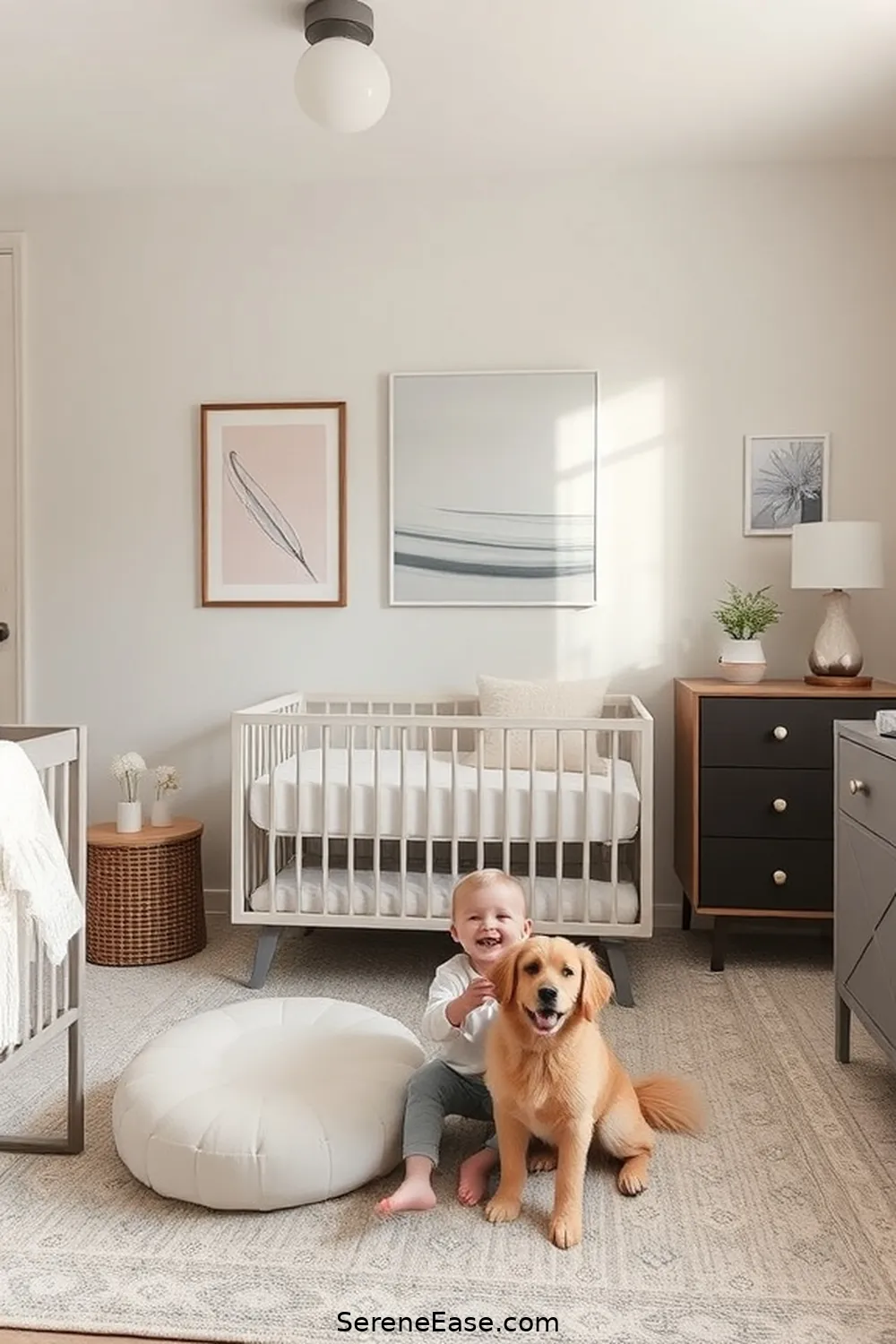 Wall Art and Decor Ideas for Blending Pastels and Industrial Style in Your Nursery