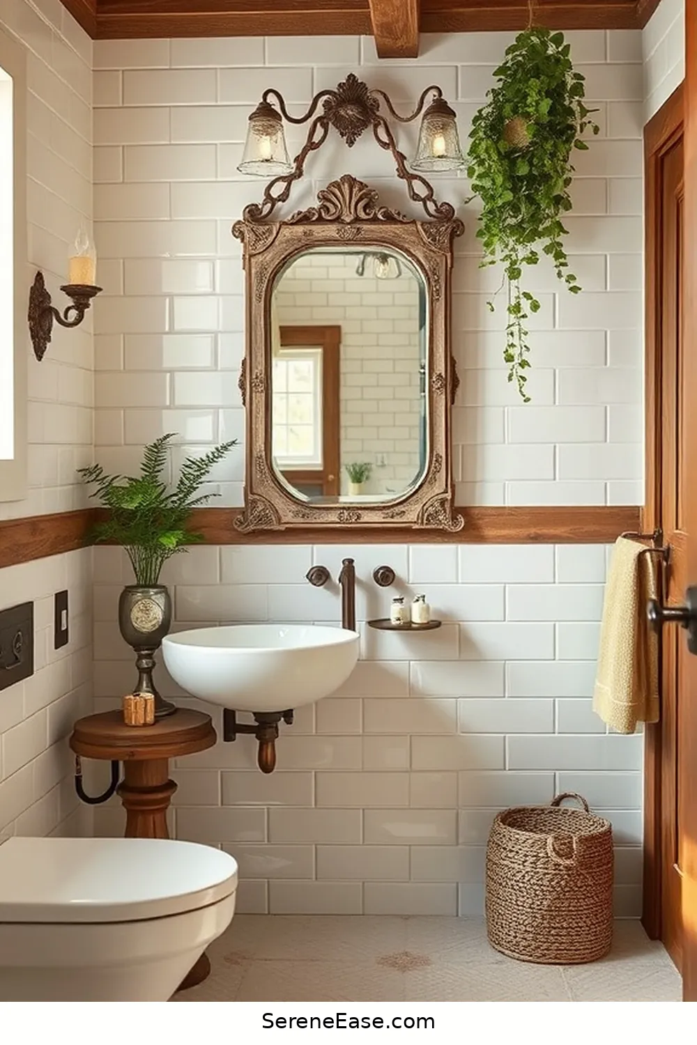 Blending Pastels and Rustic Style in Bathroom Design 6 Finding the Balance Between Styles for Blending Pastels and Rustic Style in Bathroom Design