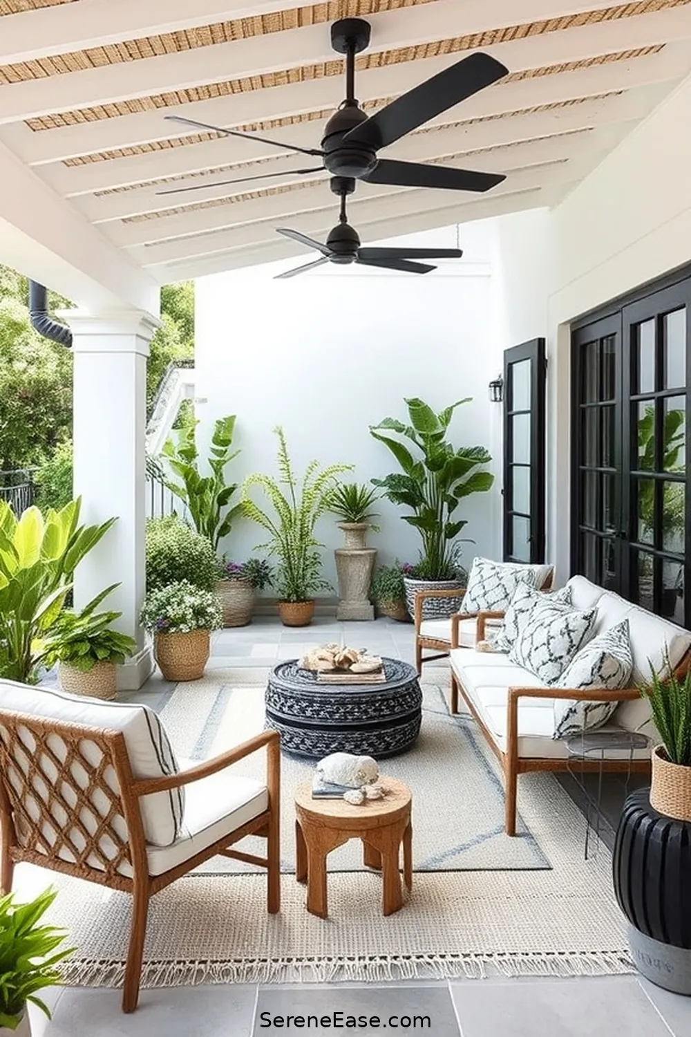 Create a Black and White Coastal Style Outdoor Patio Oasis 9 Accessorizing With Coastal-Inspired Decor for Create a Black and White Coastal Style Outdoor Patio Oasis
