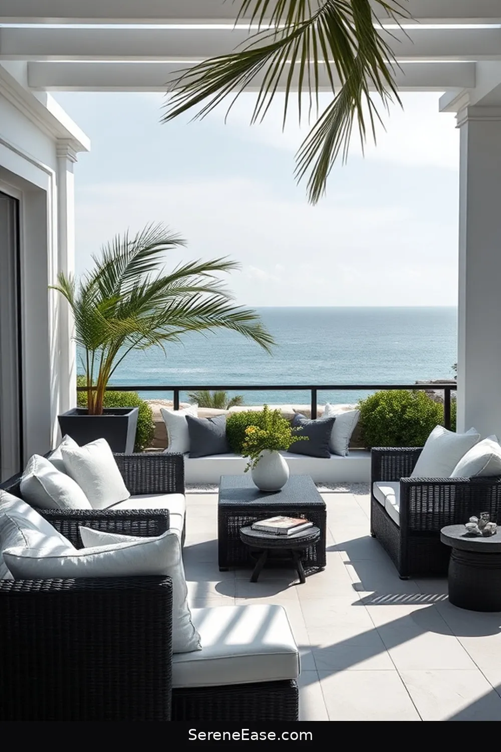 Create a Black and White Coastal Style Outdoor Patio Oasis 3 Choosing the Right Color Palette for Create a Black and White Coastal Style Outdoor Patio Oasis