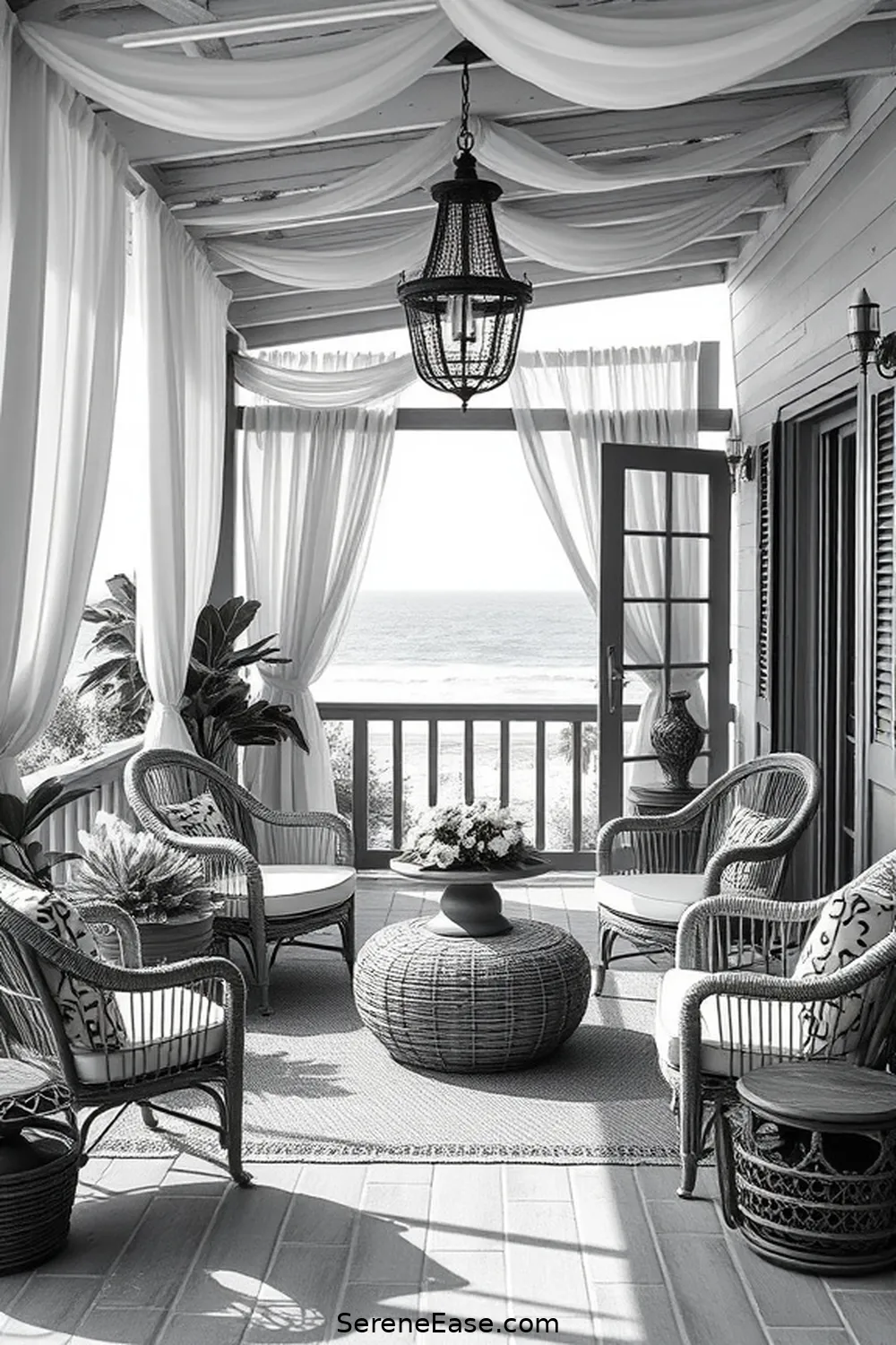 Create a Black and White Coastal Style Outdoor Patio Oasis 2 Understanding Coastal Style Aesthetics for Create a Black and White Coastal Style Outdoor Patio Oasis