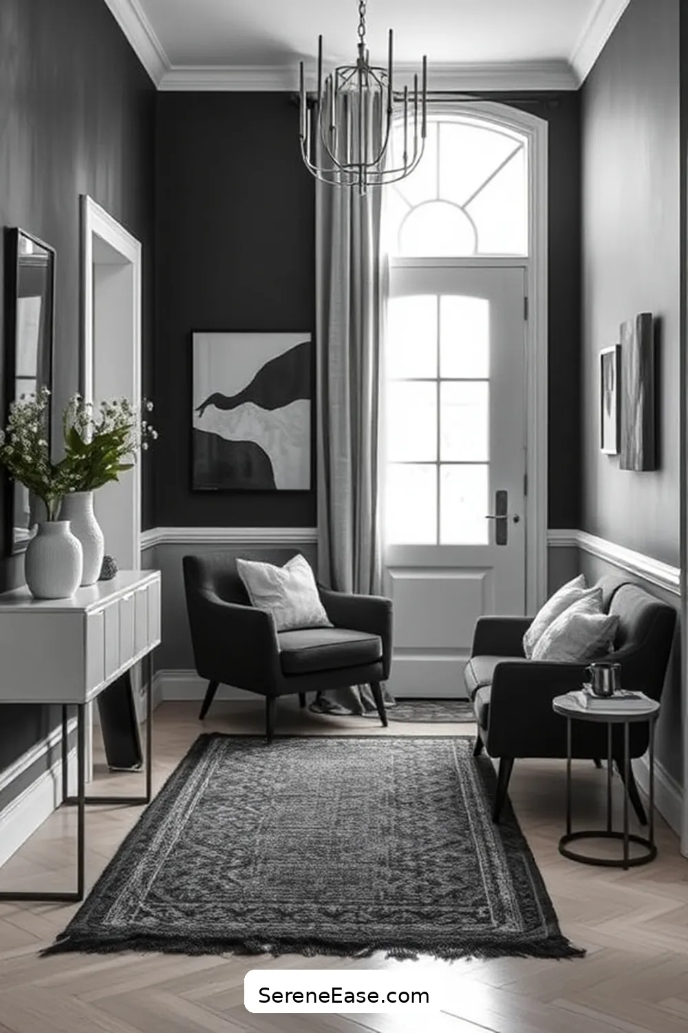 Create a Black and White Scandinavian Entryway Style 3 Choose the Right Color Shades and Textures for Create a Black and White Scandinavian Entryway Style