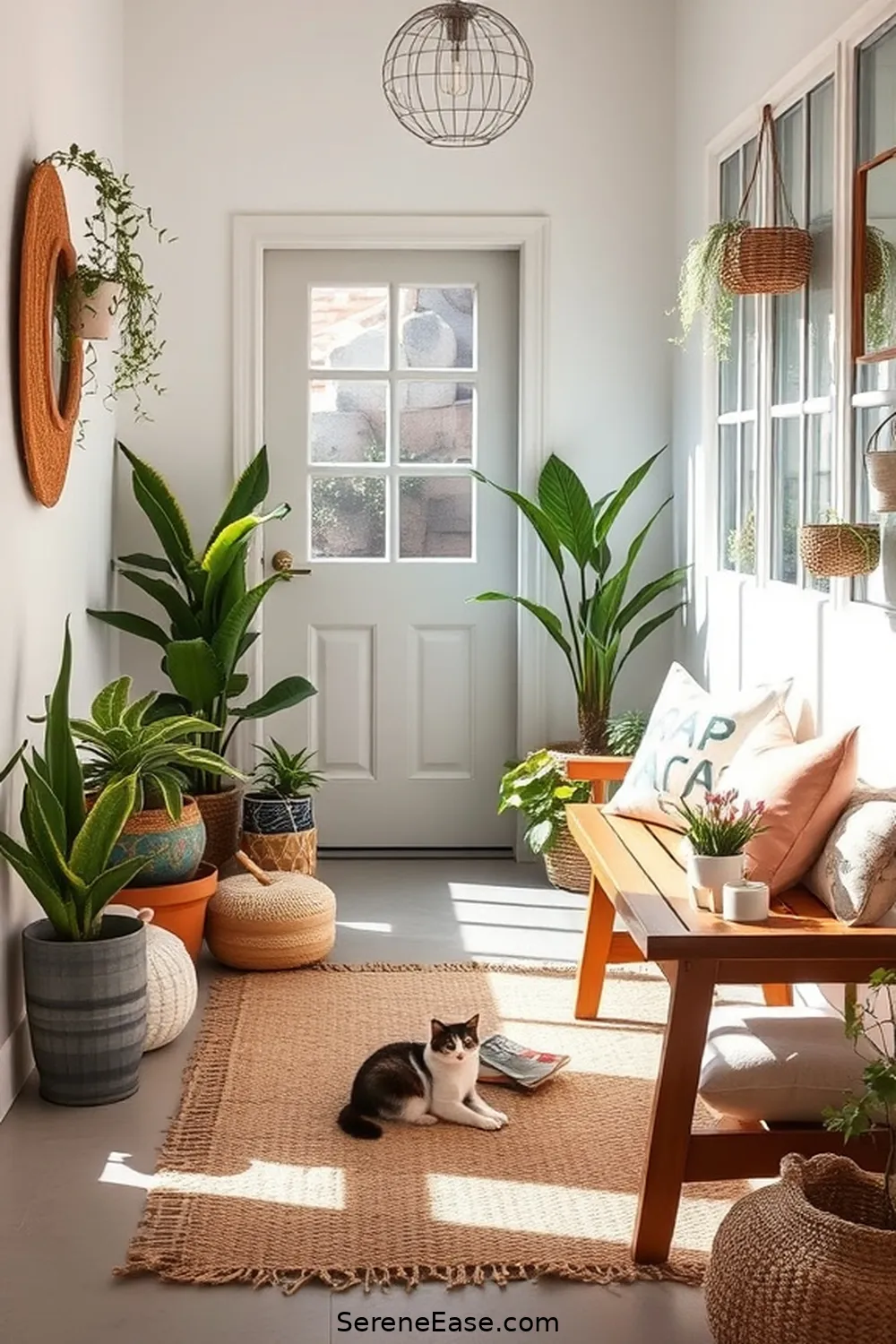 Create a Bohemian-Style Entryway With Pastels 7 Create a Cozy Seating Area for Create a Bohemian-Style Entryway With Pastels