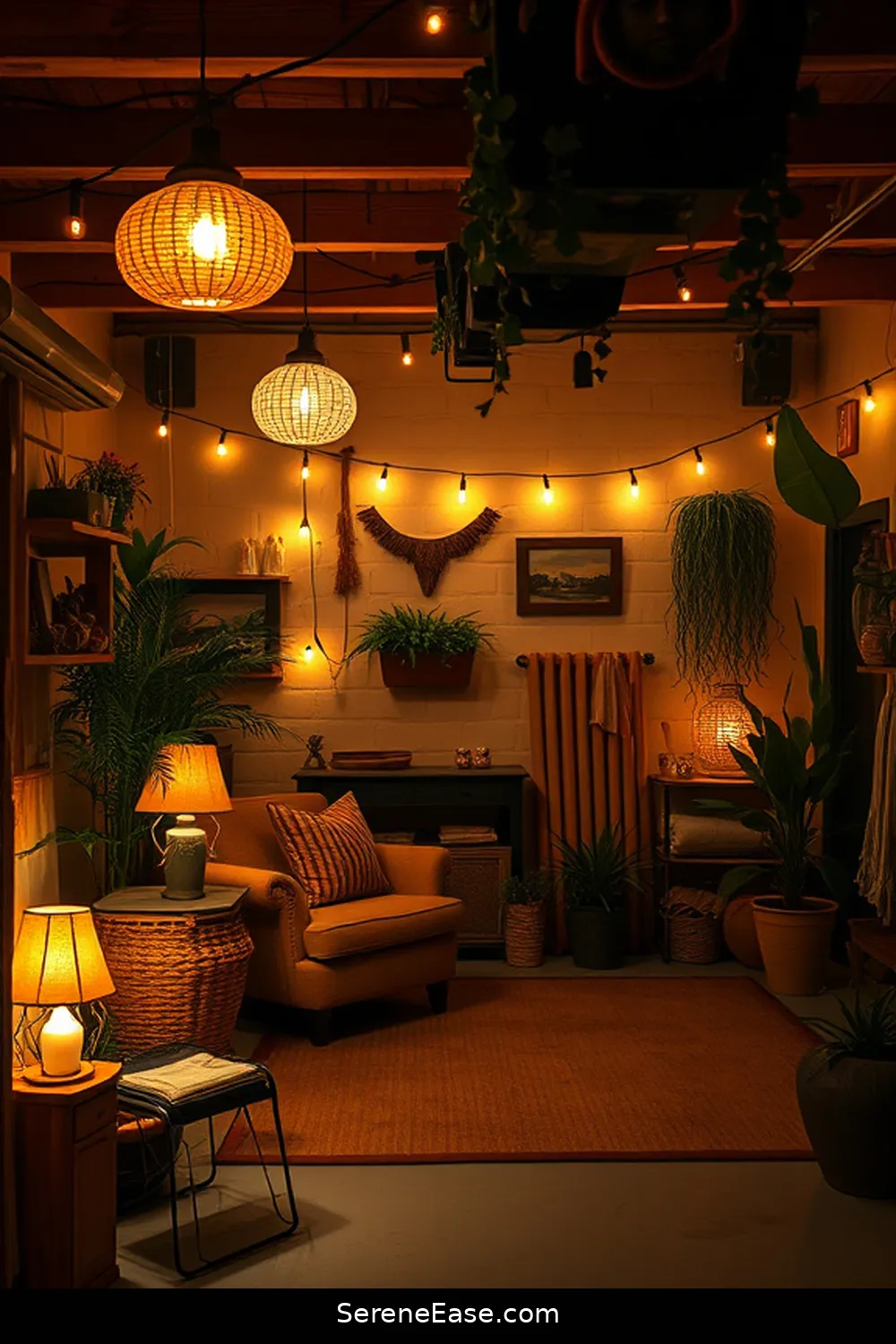 Create a Bohemian-Style Garage With Earth Tones 7 Add Layered Lighting for Create a Bohemian-Style Garage With Earth Tones