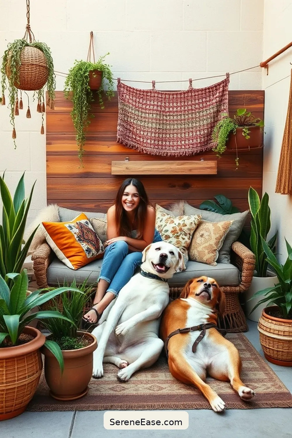 Create a Bohemian-Style Garage With Earth Tones 6 Create a Cozy Seating Area for Create a Bohemian-Style Garage With Earth Tones