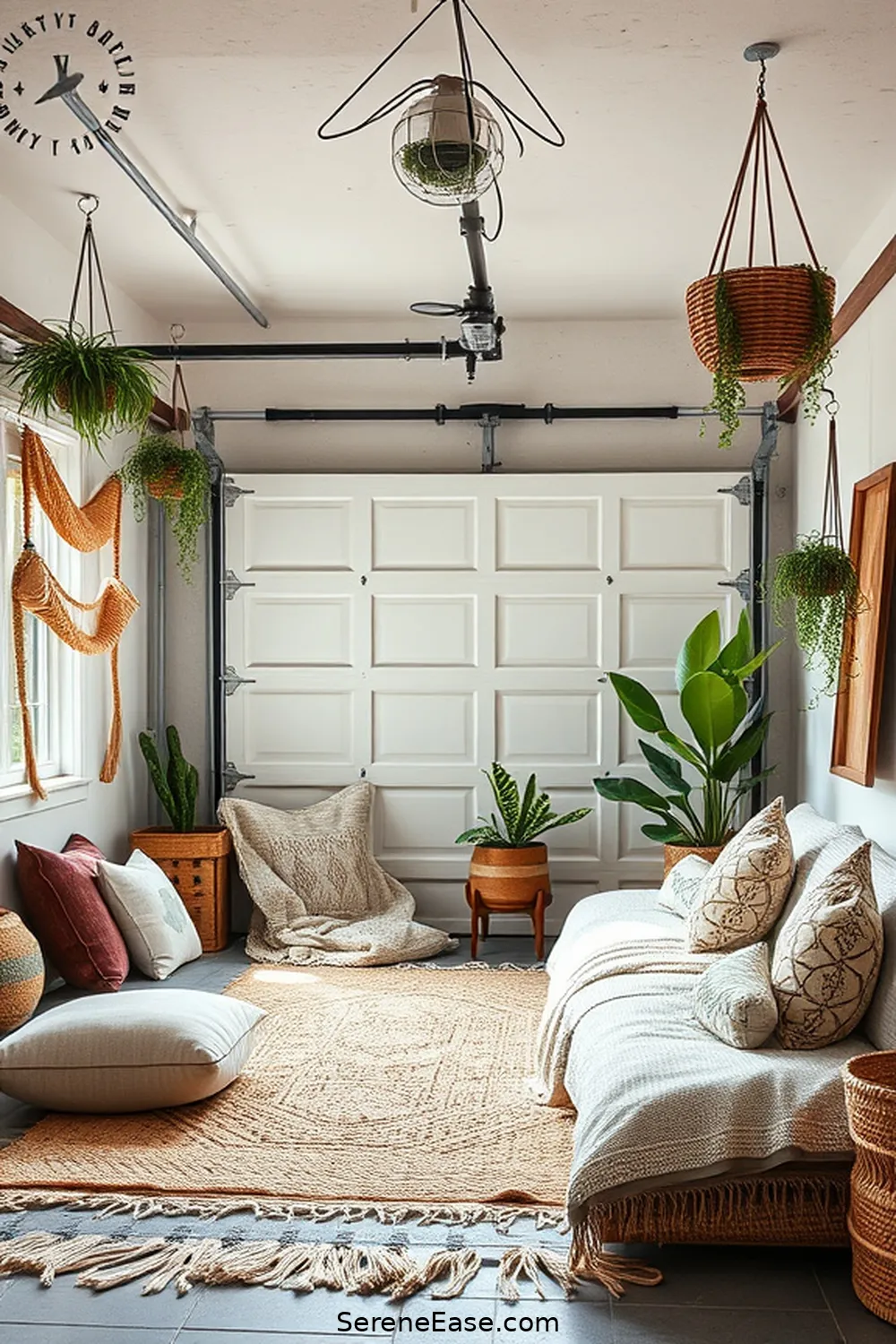 Create a Bohemian Style Garage With Neutral Tones 5 Adding Textiles and Patterns for Create a Bohemian Style Garage With Neutral Tones