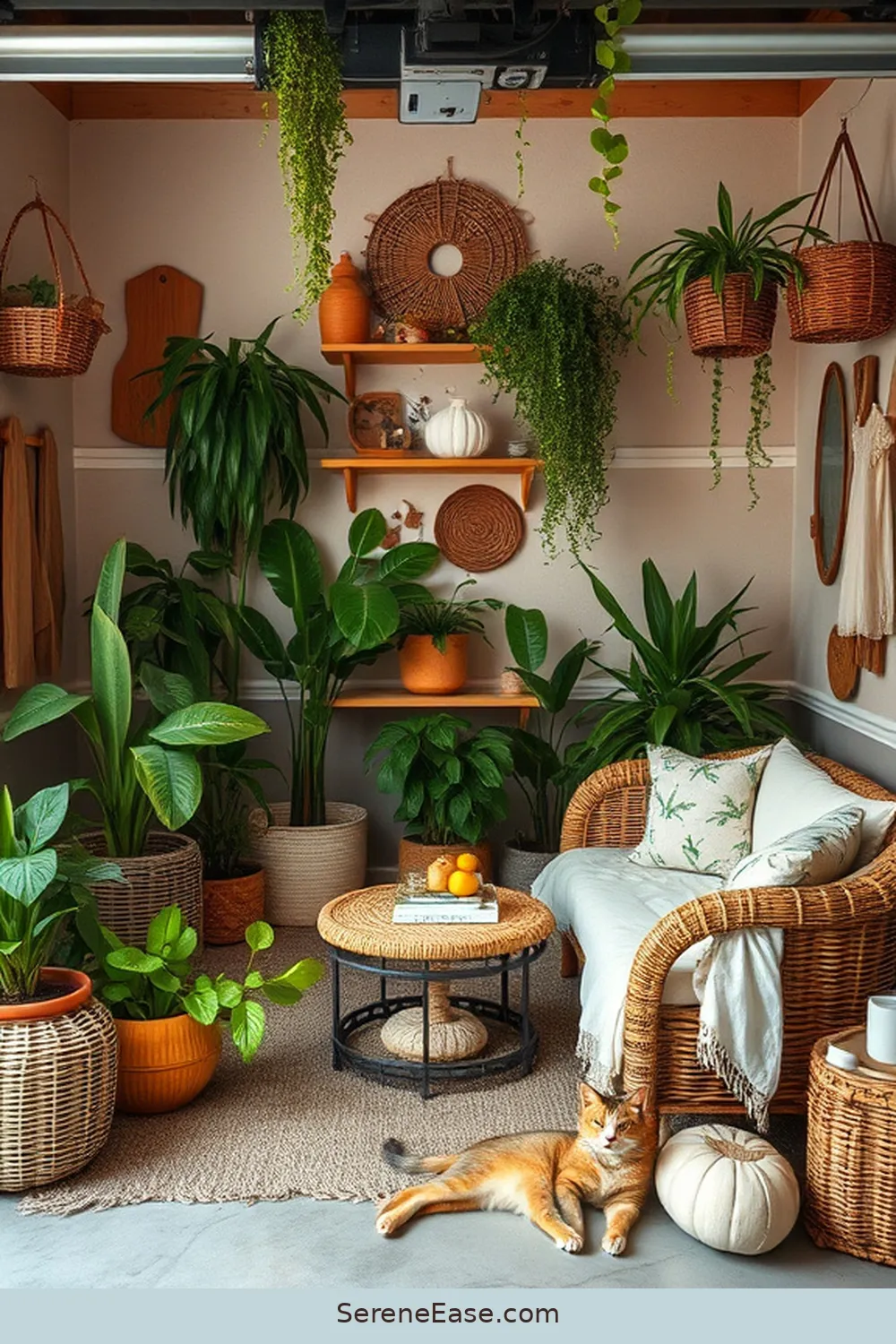 Create a Bohemian Style Garage With Neutral Tones 3 Incorporating Natural Elements for Create a Bohemian Style Garage With Neutral Tones