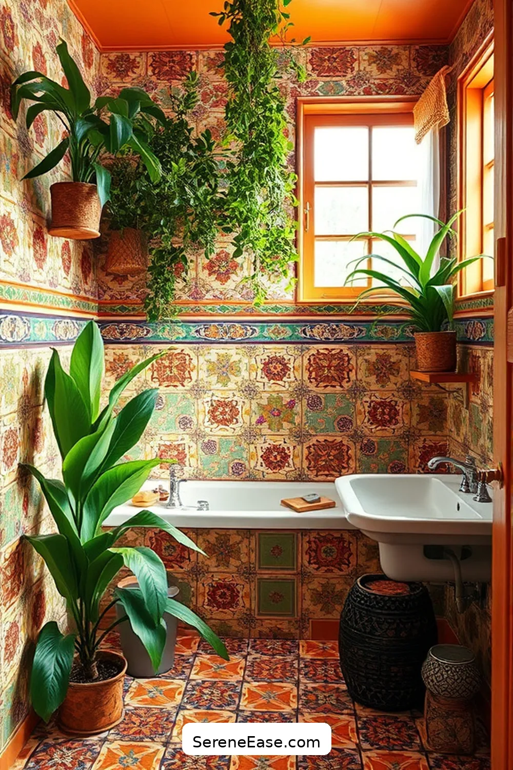 Create a Bold and Bright Bohemian Bathroom Style 2 Embrace Vibrant Colors and Patterns for Create a Bold and Bright Bohemian Bathroom Style