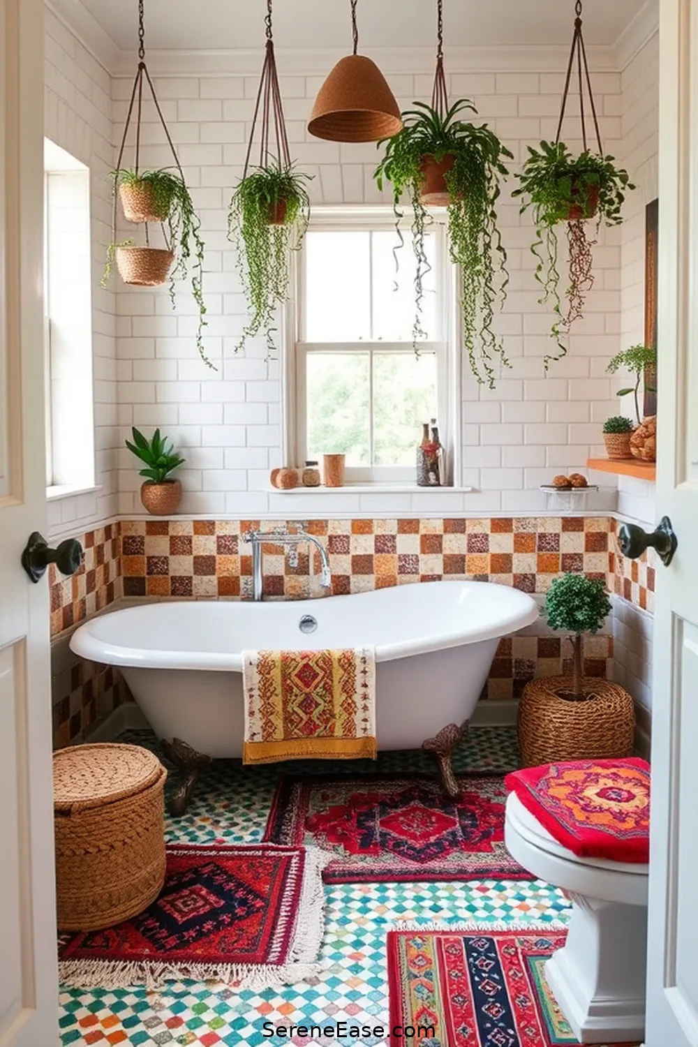 Create a Bold and Bright Bohemian Bathroom Style 4 Select Unique Fixtures and Accessories for Create a Bold and Bright Bohemian Bathroom Style
