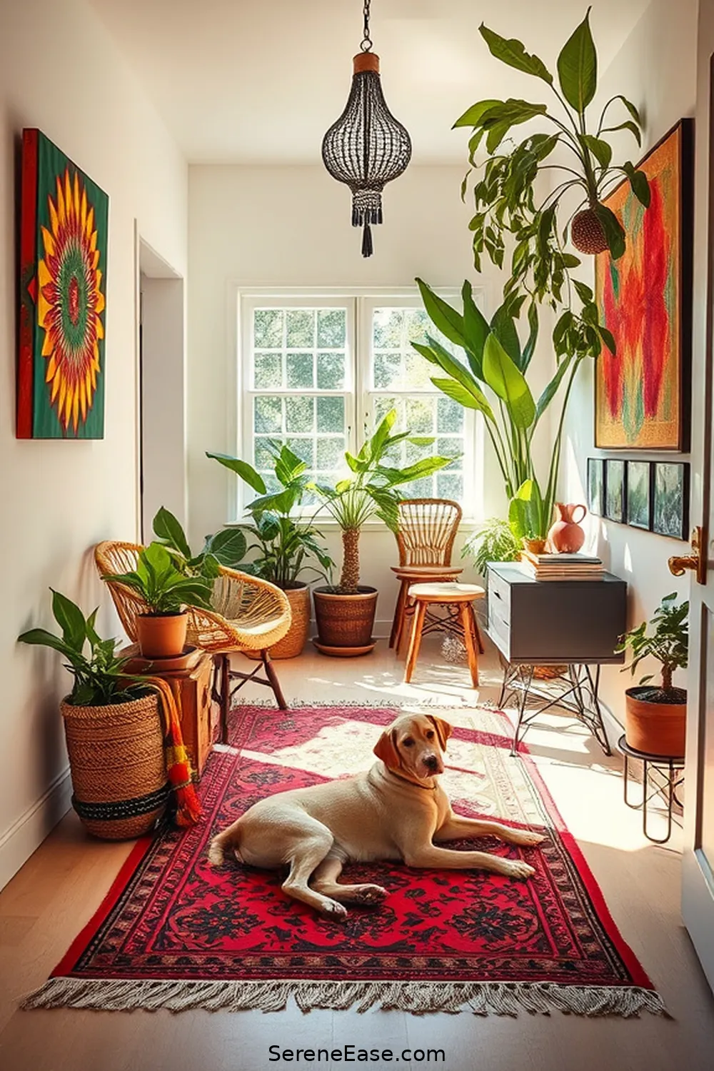 Create a Bold and Bright Bohemian Entryway Style 2 Embrace Vibrant Colors for Create a Bold and Bright Bohemian Entryway Style