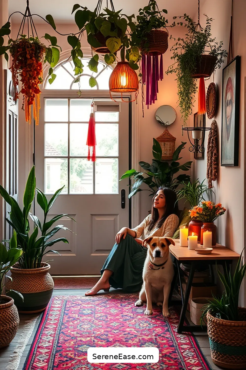 Create a Bold and Bright Bohemian Entryway Style 12 Set the Mood With Scent for Create a Bold and Bright Bohemian Entryway Style