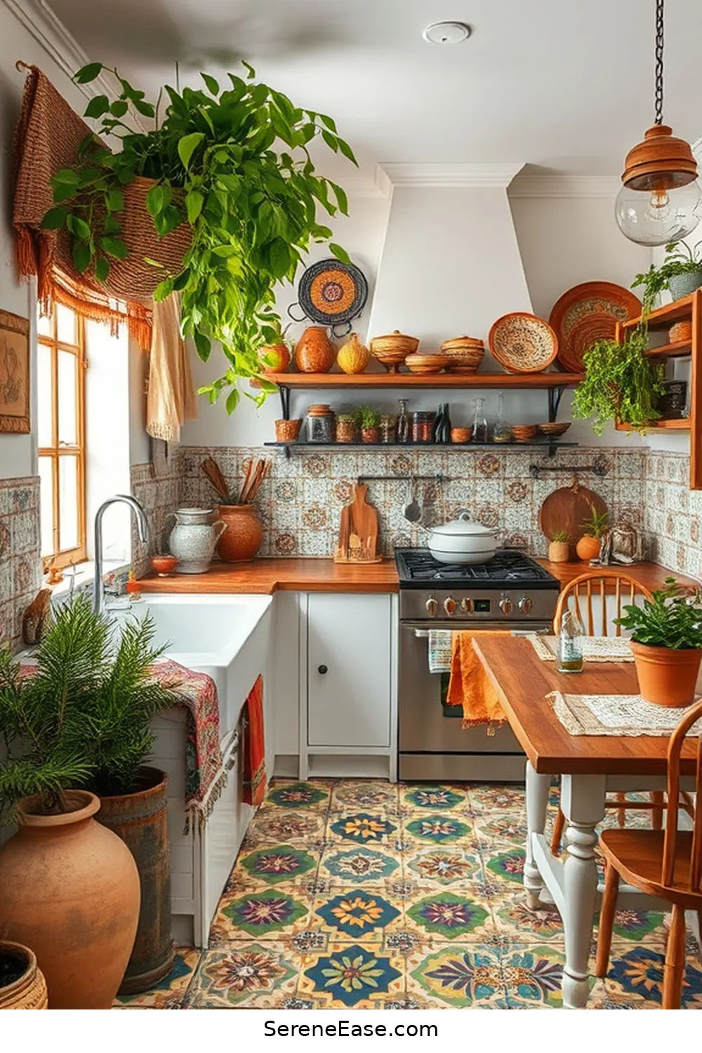 Create a Bold and Bright Bohemian Kitchen Style: A Step-by-Step Guide 3 Choose Eclectic Patterns and Textures for Create a Bold and Bright Bohemian Kitchen Style: A Step-by-Step Guide