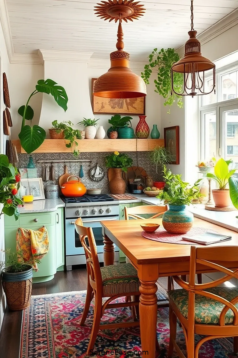 Create a Bold and Bright Bohemian Kitchen Style: A Step-by-Step Guide 5 Select Unique Furniture and Fixtures for Create a Bold and Bright Bohemian Kitchen Style: A Step-by-Step Guide