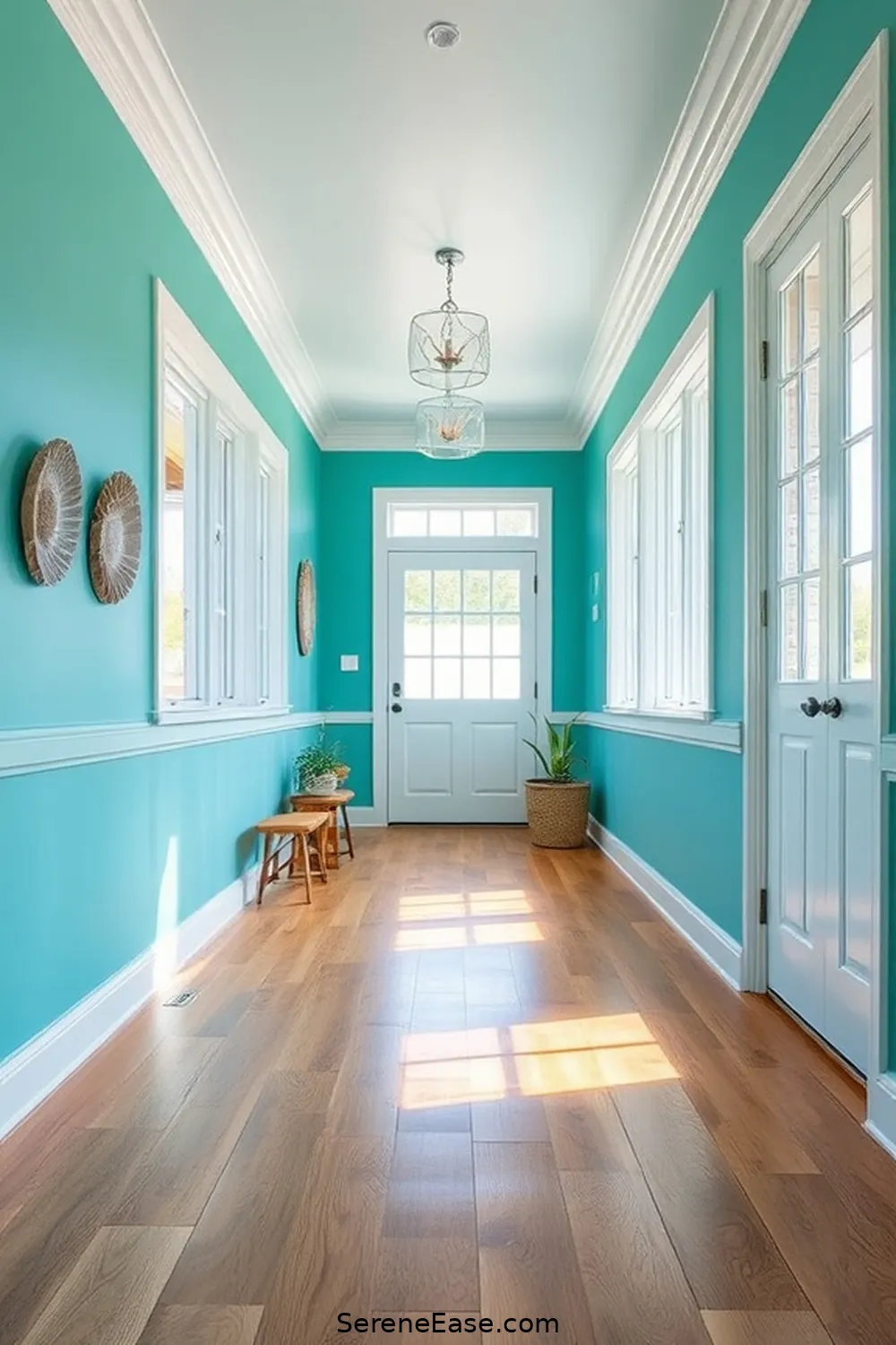 Create a Bold and Bright Coastal Hallway Style 4 Select Coastal-Inspired Flooring Options for Create a Bold and Bright Coastal Hallway Style