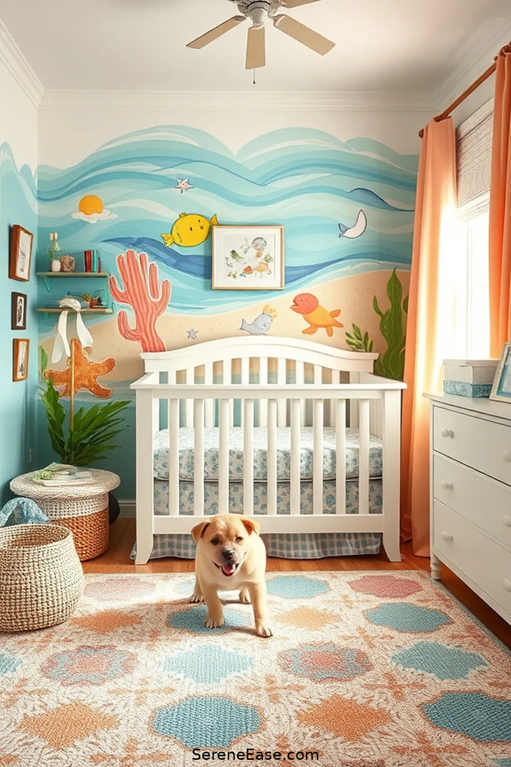 Create a Bold and Bright Coastal Nursery With This Step-By-Step Guide 2 Choose Your Color Palette for Create a Bold and Bright Coastal Nursery With This Step-By-Step Guide