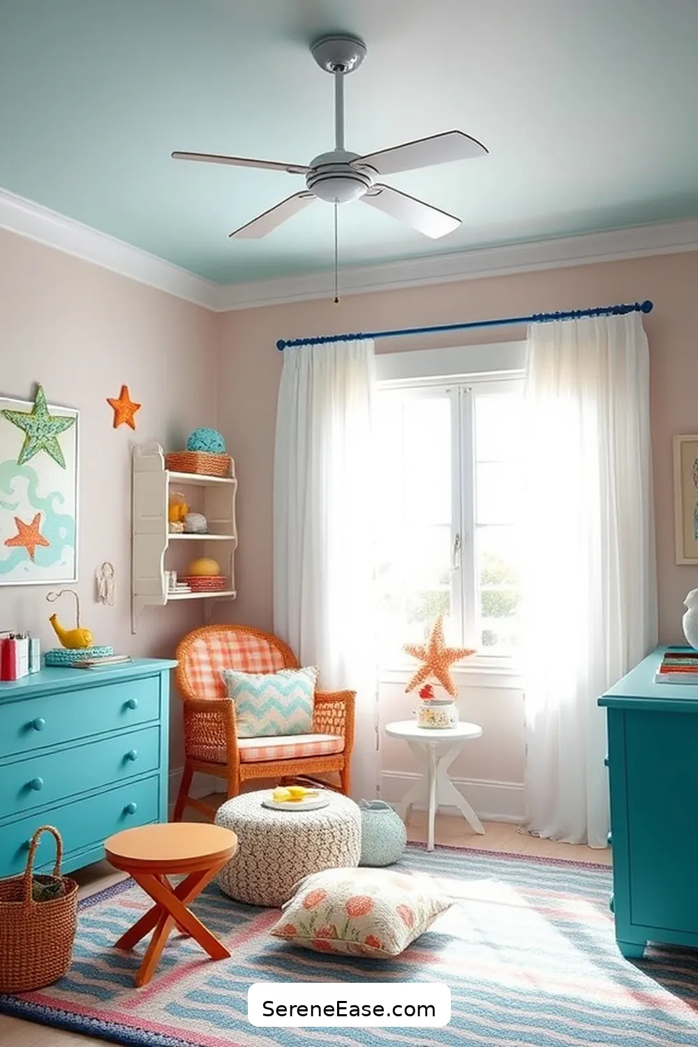 Create a Bold and Bright Coastal Nursery With This Step-By-Step Guide 3 Select Coastal-Inspired Furniture for Create a Bold and Bright Coastal Nursery With This Step-By-Step Guide