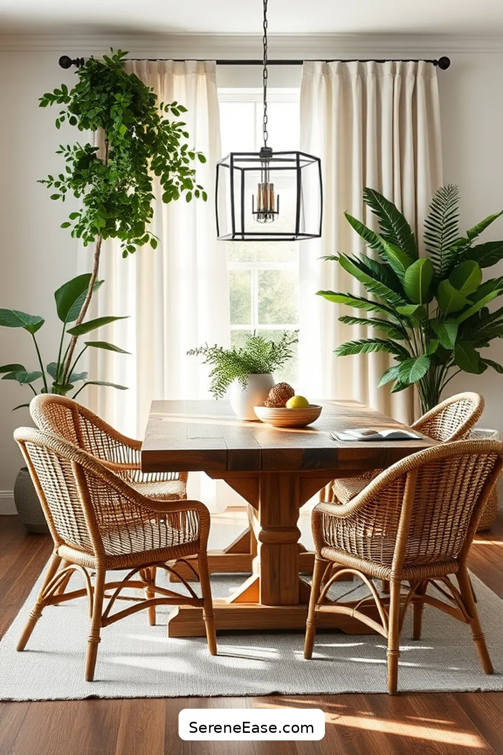 Create a Bold and Bright Modern Farmhouse Dining Room Style 3 Incorporate Natural Textures for Create a Bold and Bright Modern Farmhouse Dining Room Style