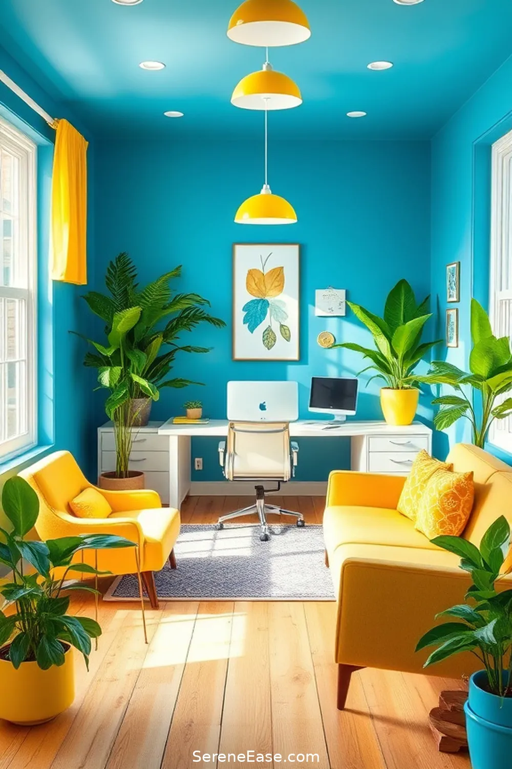 Create a Bold and Bright Modern Farmhouse Home Office Style 2 Choose a Color Palette That Inspires for Create a Bold and Bright Modern Farmhouse Home Office Style