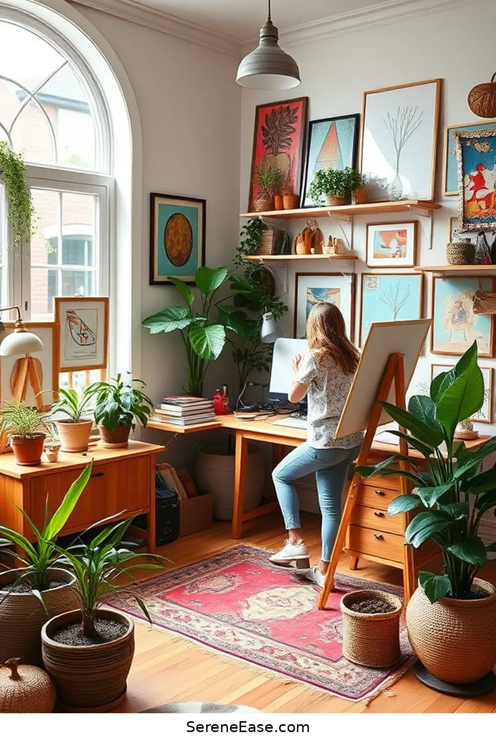 Create a Bold and Bright Modern Farmhouse Home Office Style 9 Personalize With Art and Decor Pieces for Create a Bold and Bright Modern Farmhouse Home Office Style