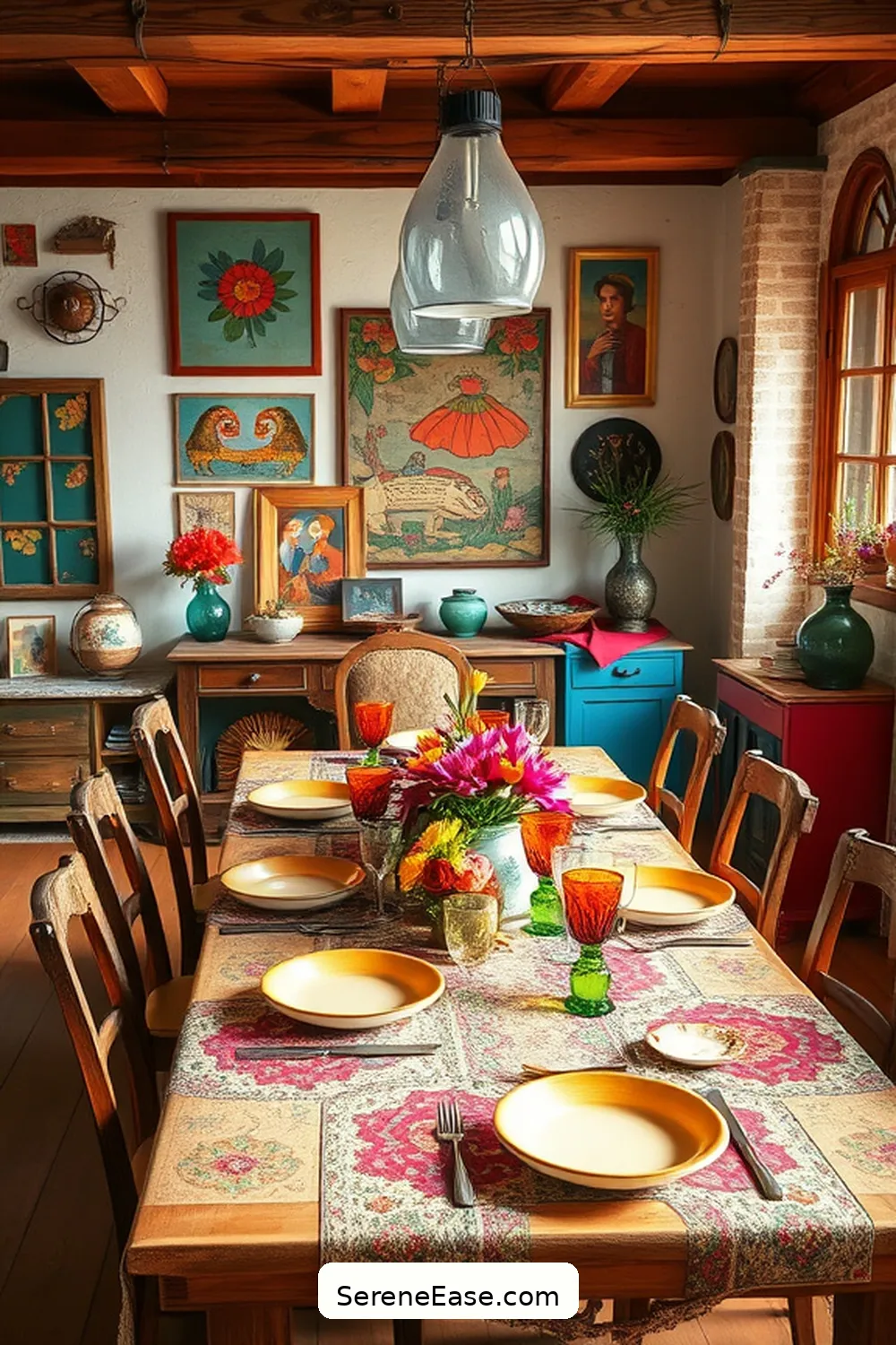 Create a Bold and Bright Rustic Dining Room Style 8 Personalize With Unique Accents for Create a Bold and Bright Rustic Dining Room Style