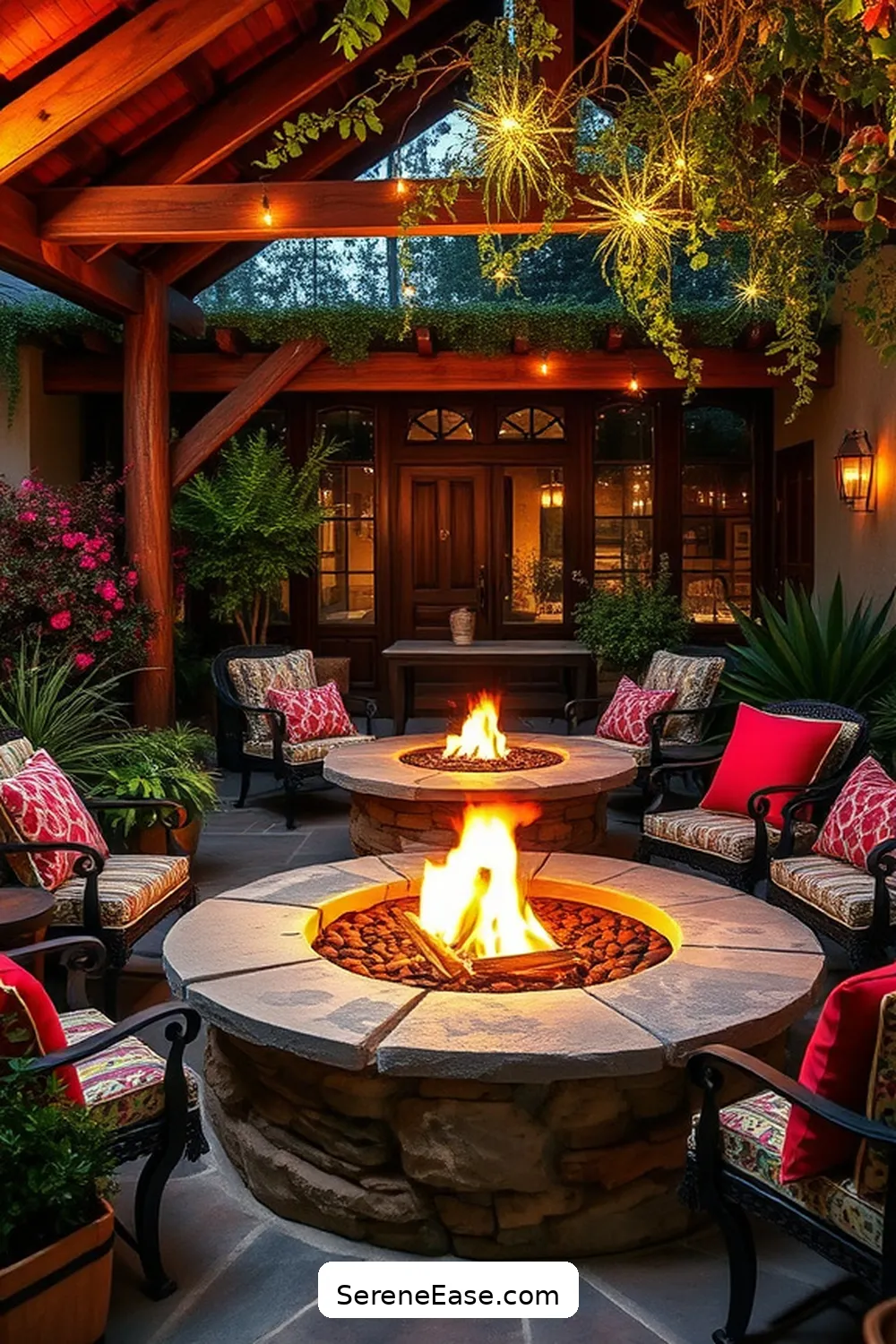 Create a Bold and Bright Rustic Outdoor Patio 11 Building a Fire Pit or Fireplace for Create a Bold and Bright Rustic Outdoor Patio
