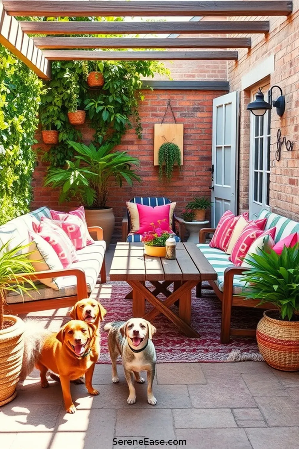 Create a Bold and Bright Rustic Outdoor Patio 2 Choosing a Color Palette for Create a Bold and Bright Rustic Outdoor Patio