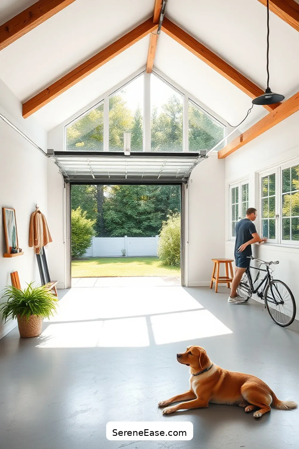 Create a Bold and Bright Scandinavian Style Garage 5 Incorporate Natural Light and Open Spaces for Create a Bold and Bright Scandinavian Style Garage
