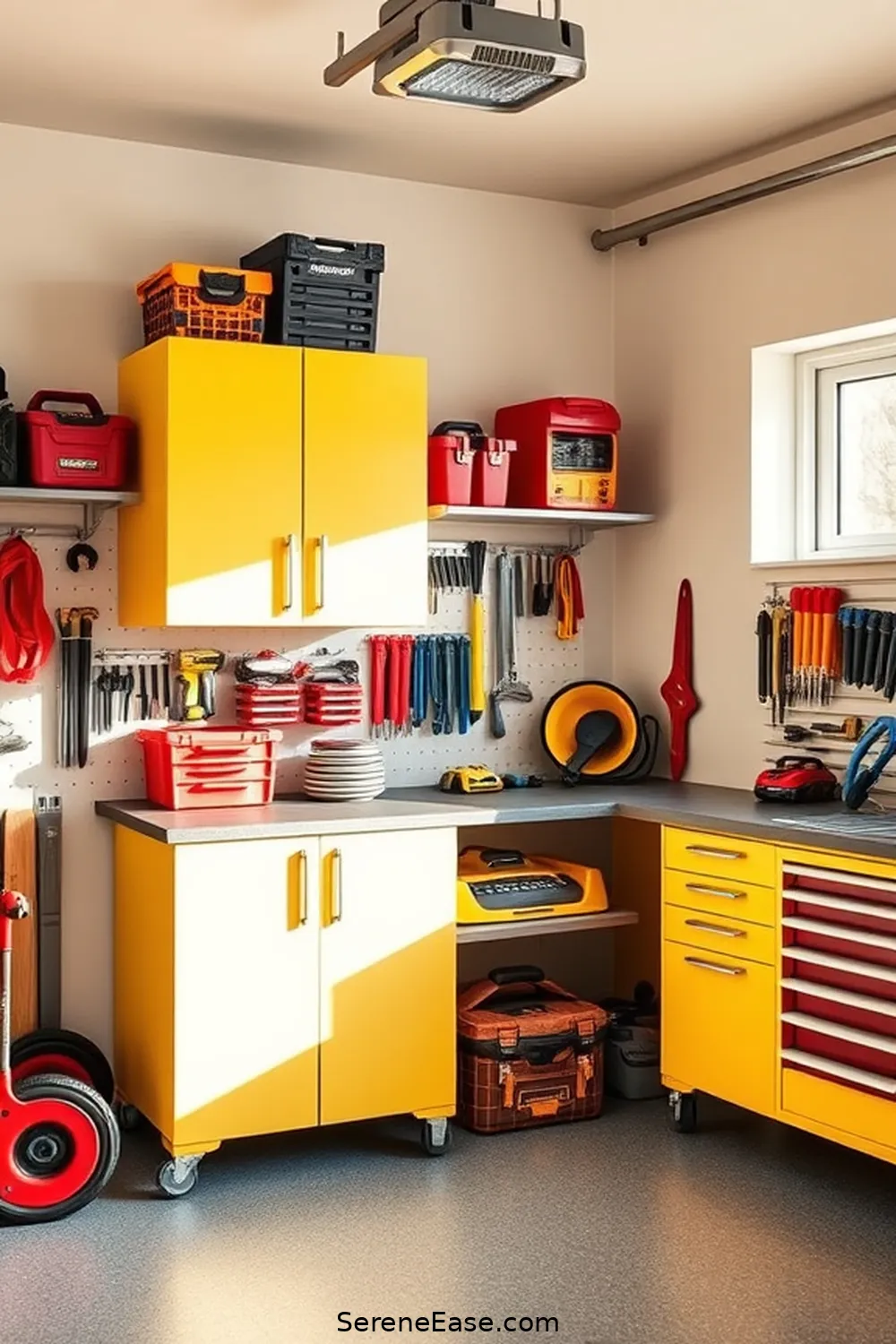 Create a Bold and Bright Scandinavian Style Garage 4 Optimize Functionality With Smart Storage Solutions for Create a Bold and Bright Scandinavian Style Garage
