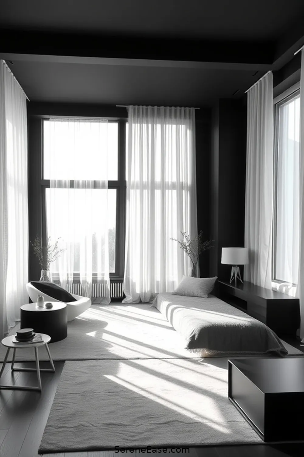 Create a Chic Black and White Bedroom in Scandinavian Style 6 Maximizing Natural Light for Create a Chic Black and White Bedroom in Scandinavian Style