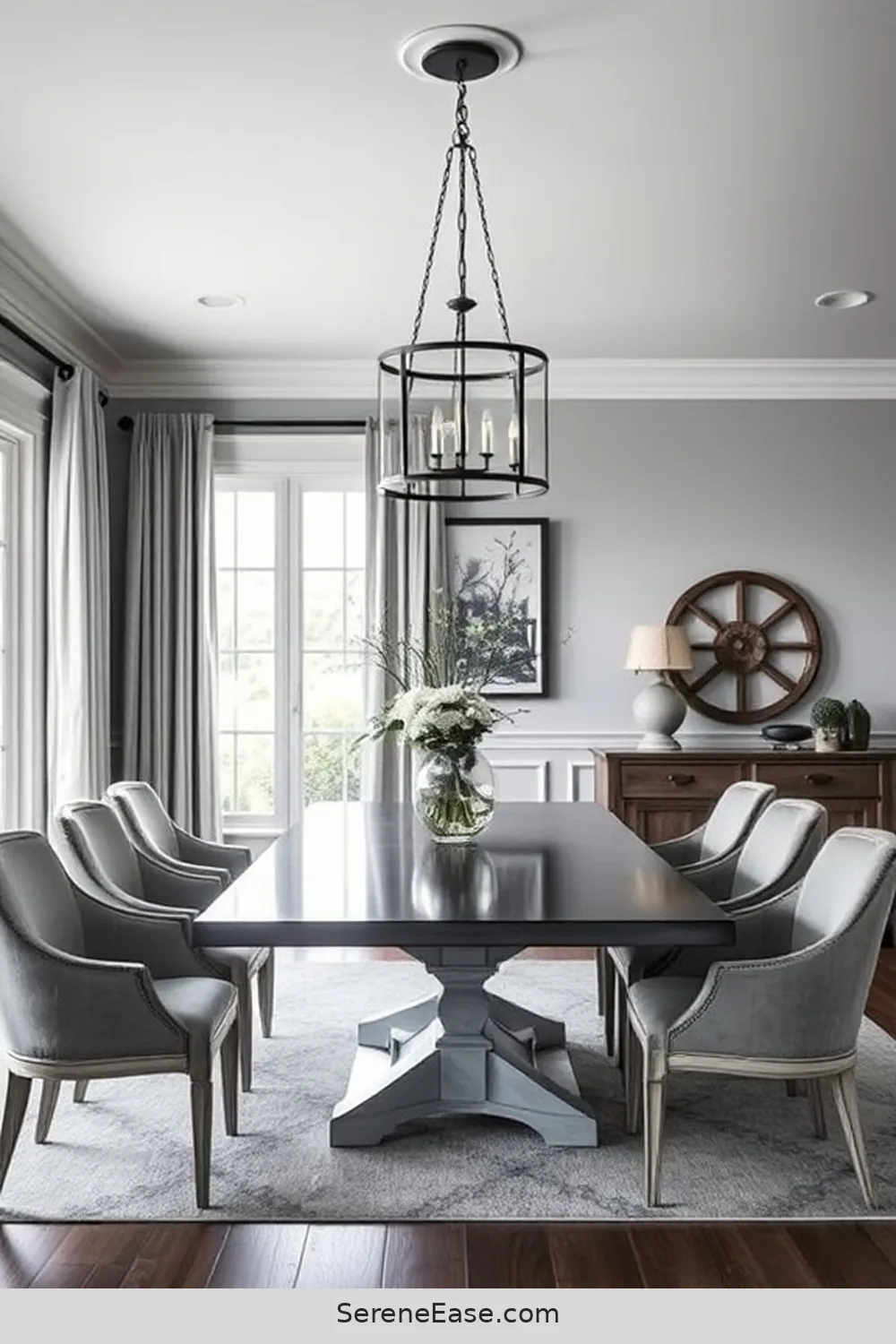 Create a Monochromatic Dining Room in Modern Farmhouse Style 10 Creating a Focal Point in the Room for Create a Monochromatic Dining Room in Modern Farmhouse Style