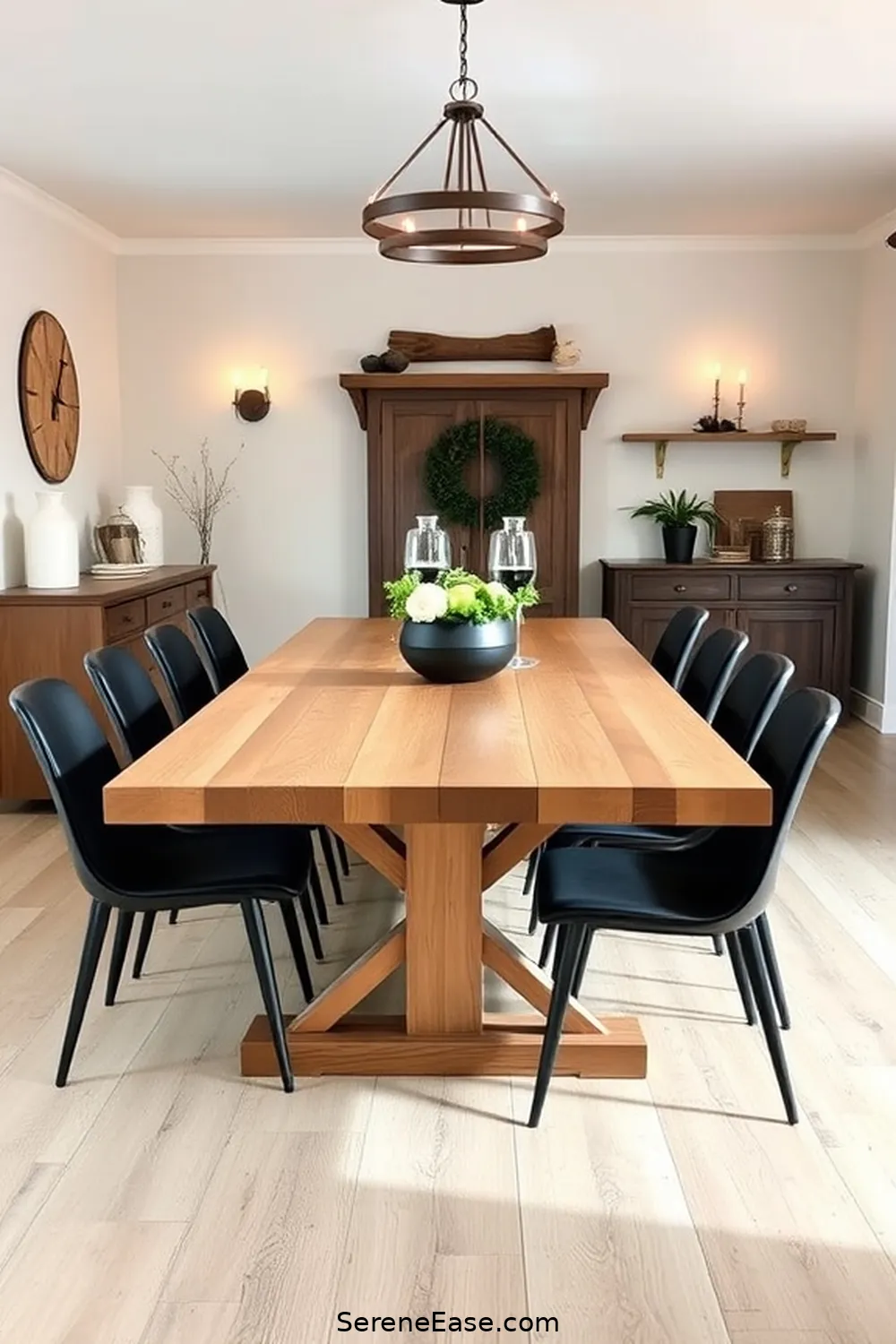 Create a Monochromatic Dining Room in Modern Farmhouse Style 4 Selecting the Perfect Dining Table for Create a Monochromatic Dining Room in Modern Farmhouse Style