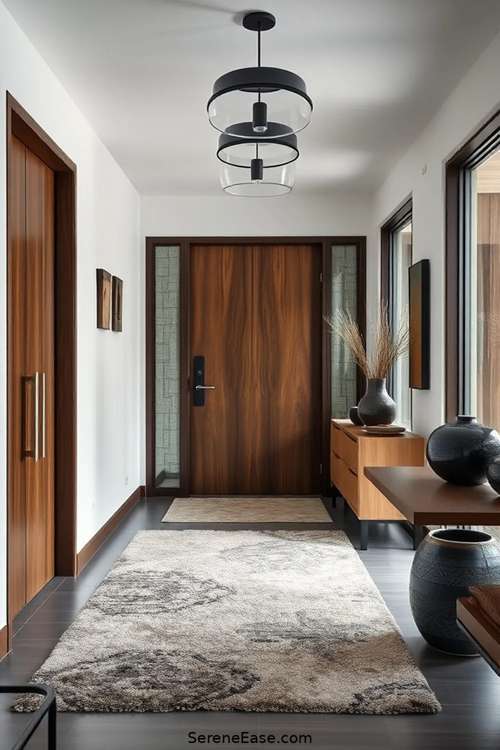 Create a Monochromatic Entryway in Mid-Century Modern Style 6 Incorporating Textures and Materials for Create a Monochromatic Entryway in Mid-Century Modern Style