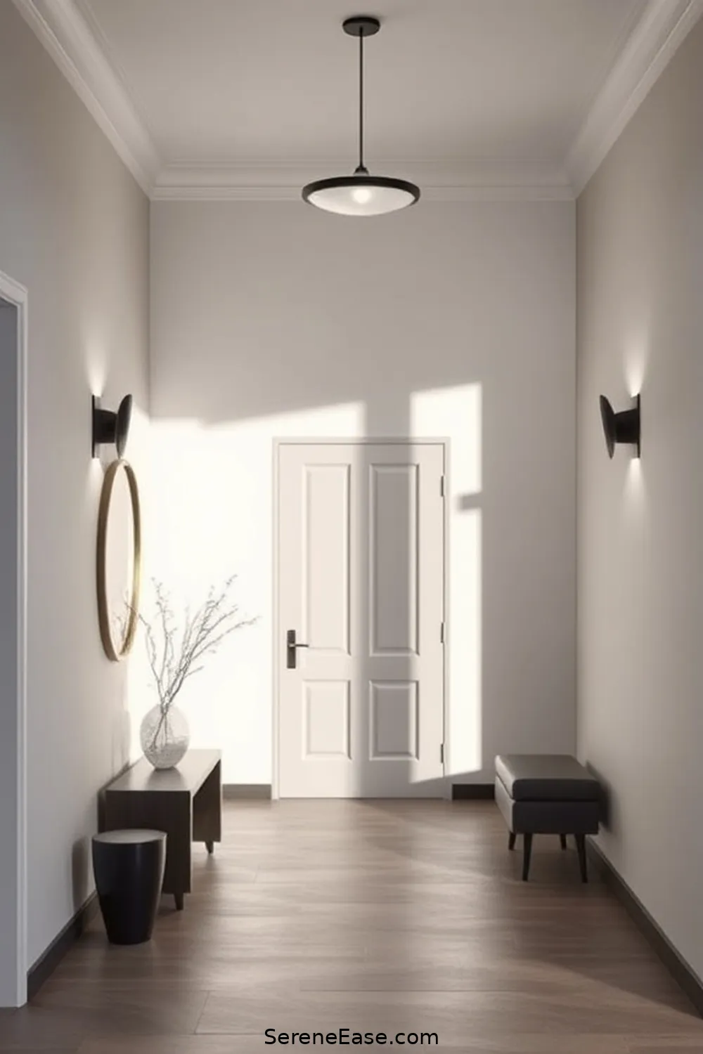 Create a Monochromatic Entryway in Mid-Century Modern Style 7 Lighting Considerations for Your Entryway for Create a Monochromatic Entryway in Mid-Century Modern Style