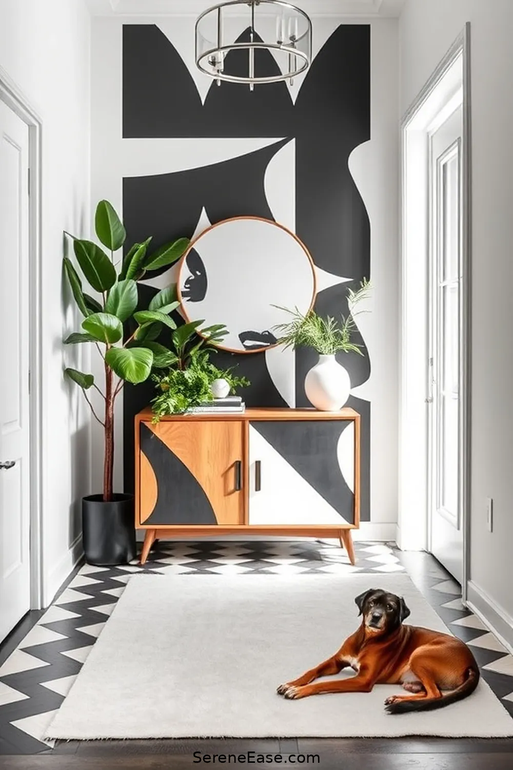 Create a Monochromatic Entryway in Mid-Century Modern Style 15 Personalizing Your Entryway Design for Create a Monochromatic Entryway in Mid-Century Modern Style
