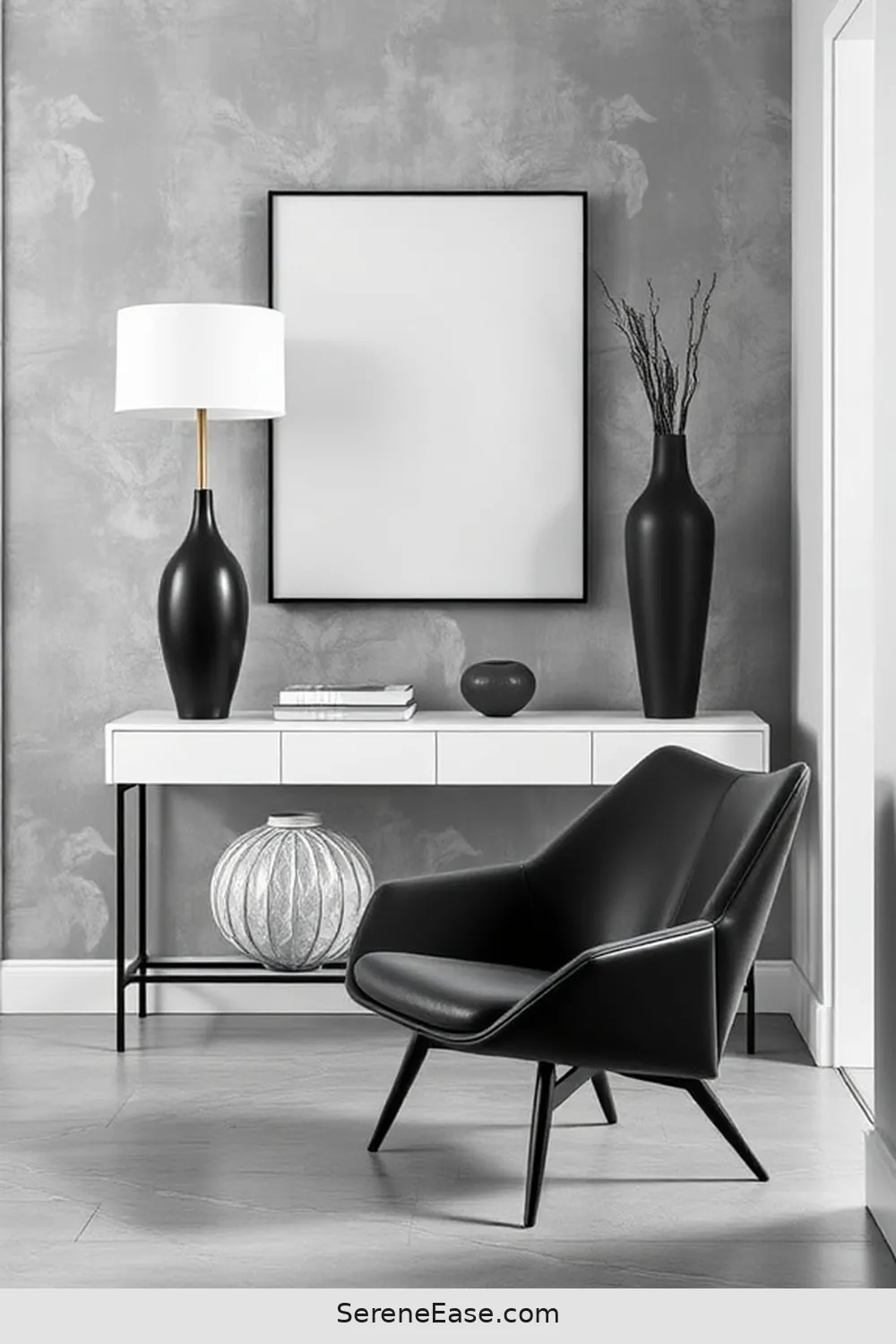 Create a Monochromatic Entryway in Mid-Century Modern Style 5 Selecting Statement Furniture for Create a Monochromatic Entryway in Mid-Century Modern Style