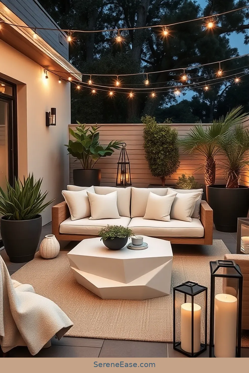 Create a Monochromatic Outdoor Patio in Mid-Century Modern Style 8 Accessories That Enhance the Monochromatic Theme for Create a Monochromatic Outdoor Patio in Mid-Century Modern Style