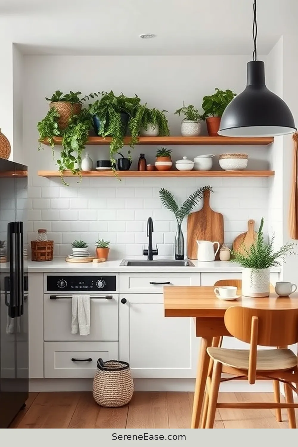 Create a Stunning Black and White Scandinavian Kitchen Style 7 Adding Personal Touches and Decor for Create a Stunning Black and White Scandinavian Kitchen Style