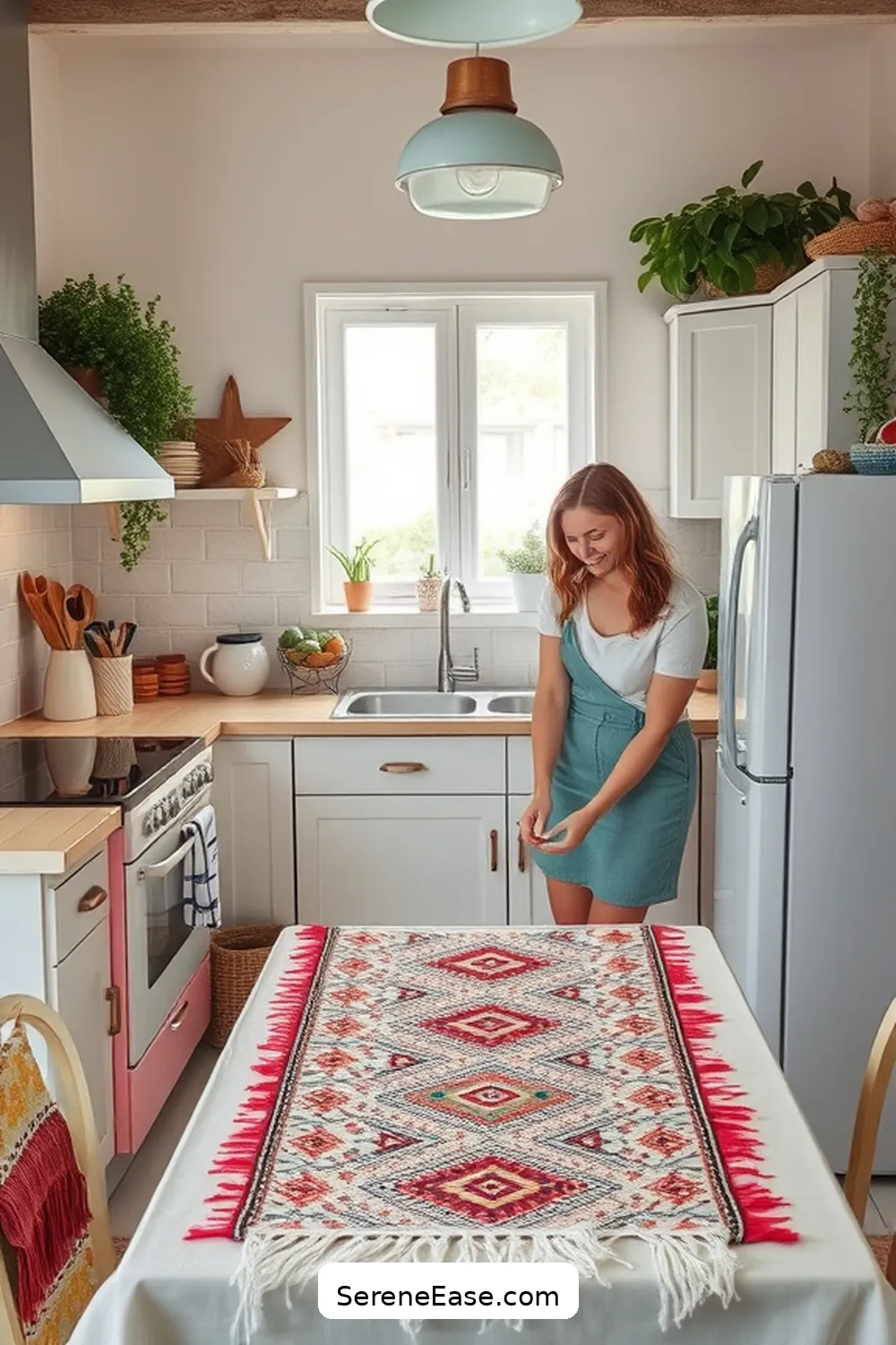 Creating a Bohemian Kitchen With Pastels in Your Style 4 Layering Textures for a Cozy Feel for Creating a Bohemian Kitchen With Pastels in Your Style