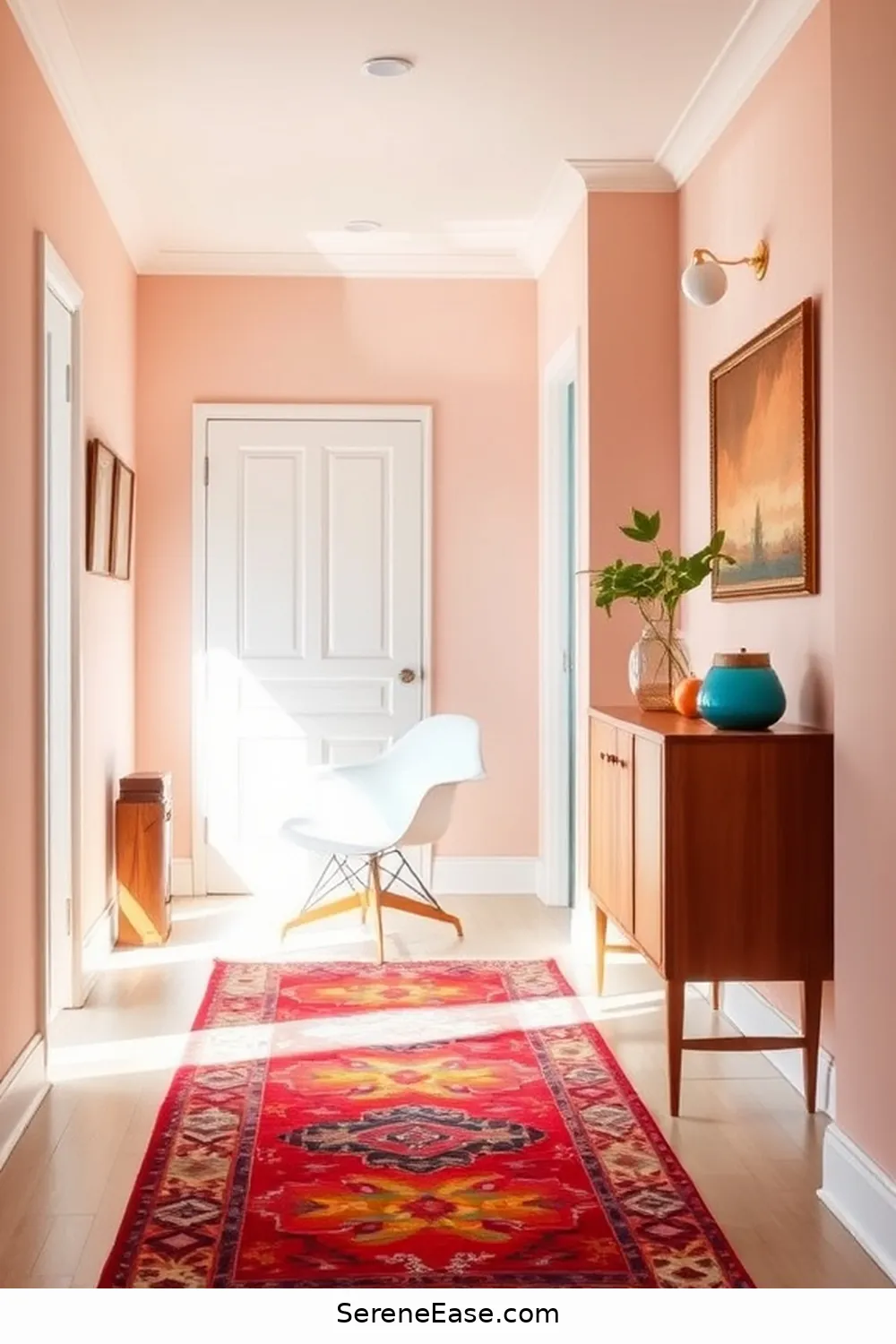 Creating a Chic Hallway With Pastels in Mid-Century Modern Style 5 Selecting Iconic Mid-Century Furniture Pieces for Creating a Chic Hallway With Pastels in Mid-Century Modern Style