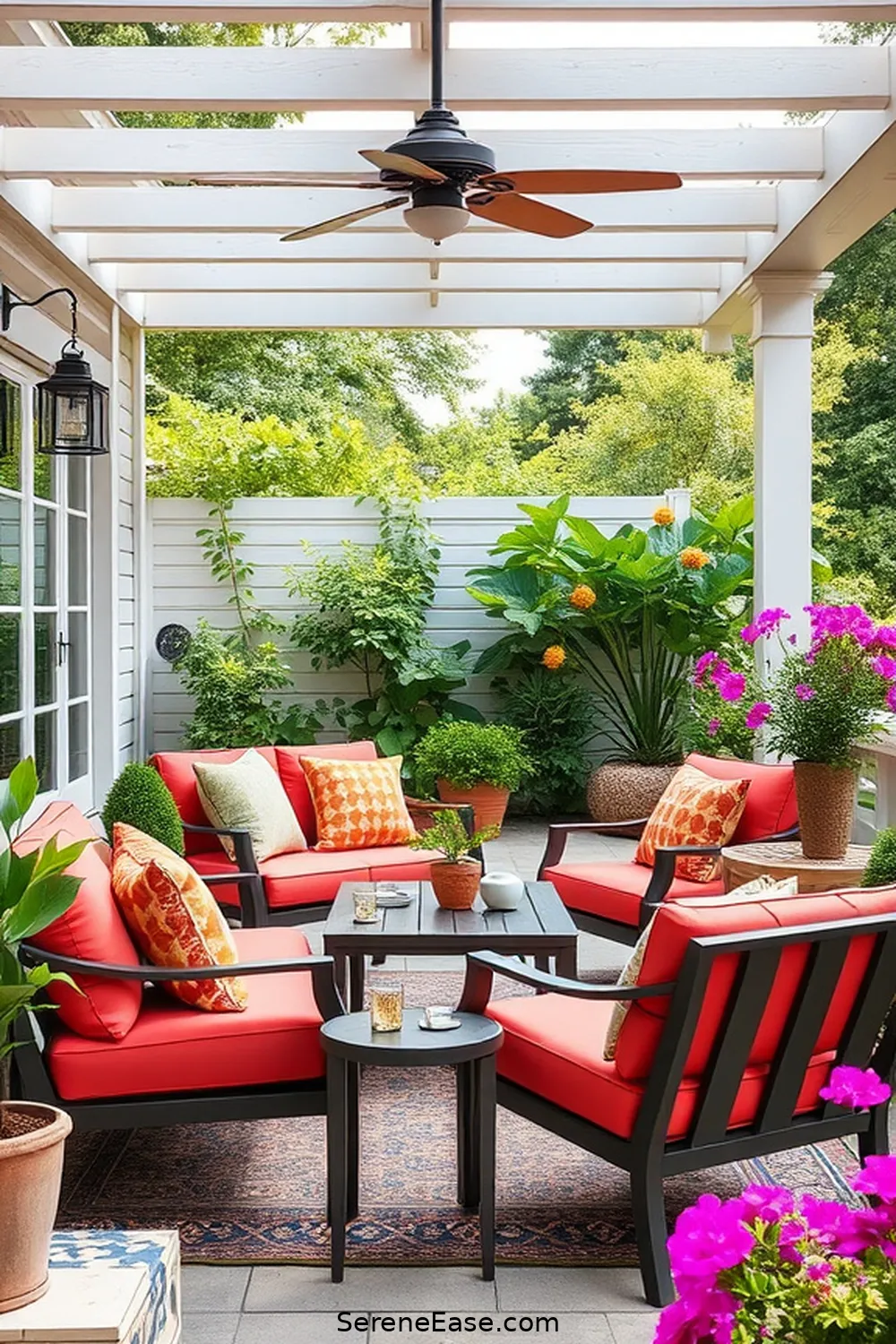 Design a Bold and Bright Outdoor Patio in Modern Farmhouse Style 3 Choose Functional and Stylish Furniture for Design a Bold and Bright Outdoor Patio in Modern Farmhouse Style