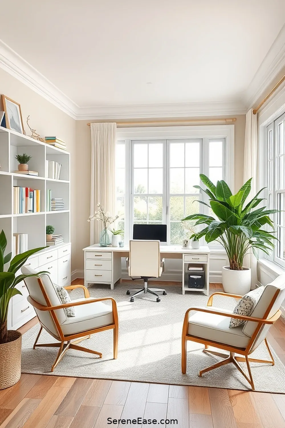 Designing Your Dream Home Office With Pastels and Coastal Style 7 Creating an Organized and Efficient Layout for Designing Your Dream Home Office With Pastels and Coastal Style