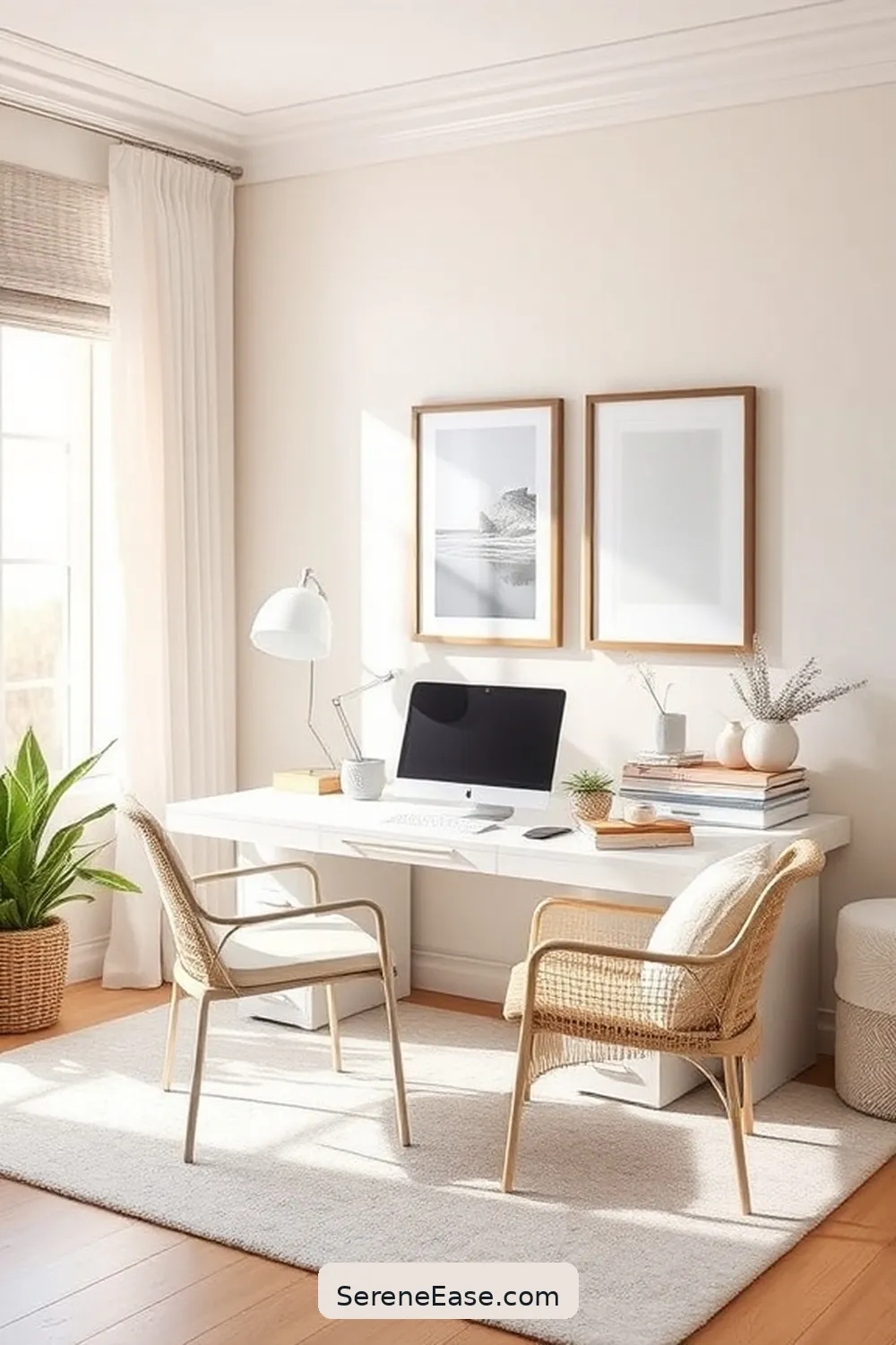Designing Your Dream Home Office With Pastels and Coastal Style 8 Personalizing Your Home Office With Art and Accessories for Designing Your Dream Home Office With Pastels and Coastal Style