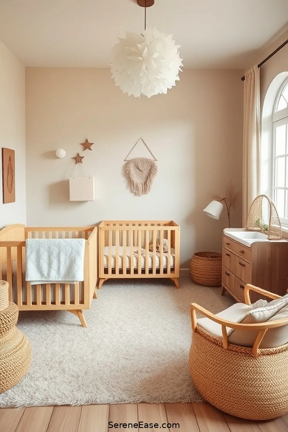 Designing a Cozy Nursery With Earth Tones in Modern Farmhouse Style 5 Creating a Functional Layout for Comfort and Safety for Designing a Cozy Nursery With Earth Tones in Modern Farmhouse Style