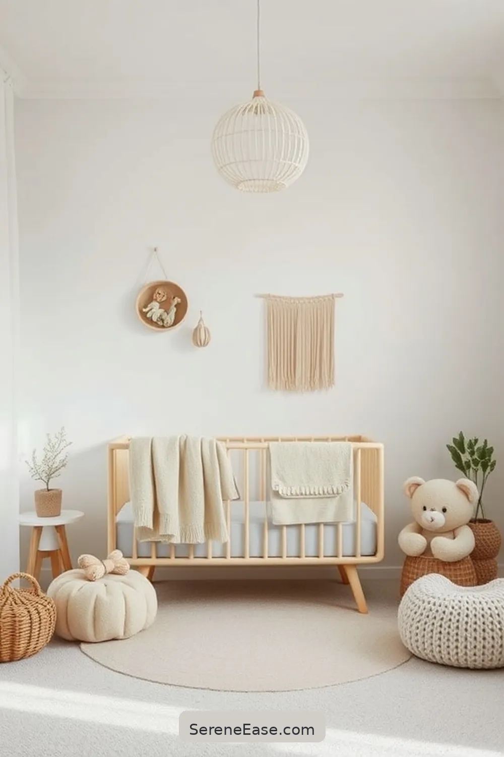 Designing a Stunning Black and White Scandinavian Style Nursery With Tips and Tricks 5 Incorporating Natural Elements for Designing a Stunning Black and White Scandinavian Style Nursery With Tips and Tricks